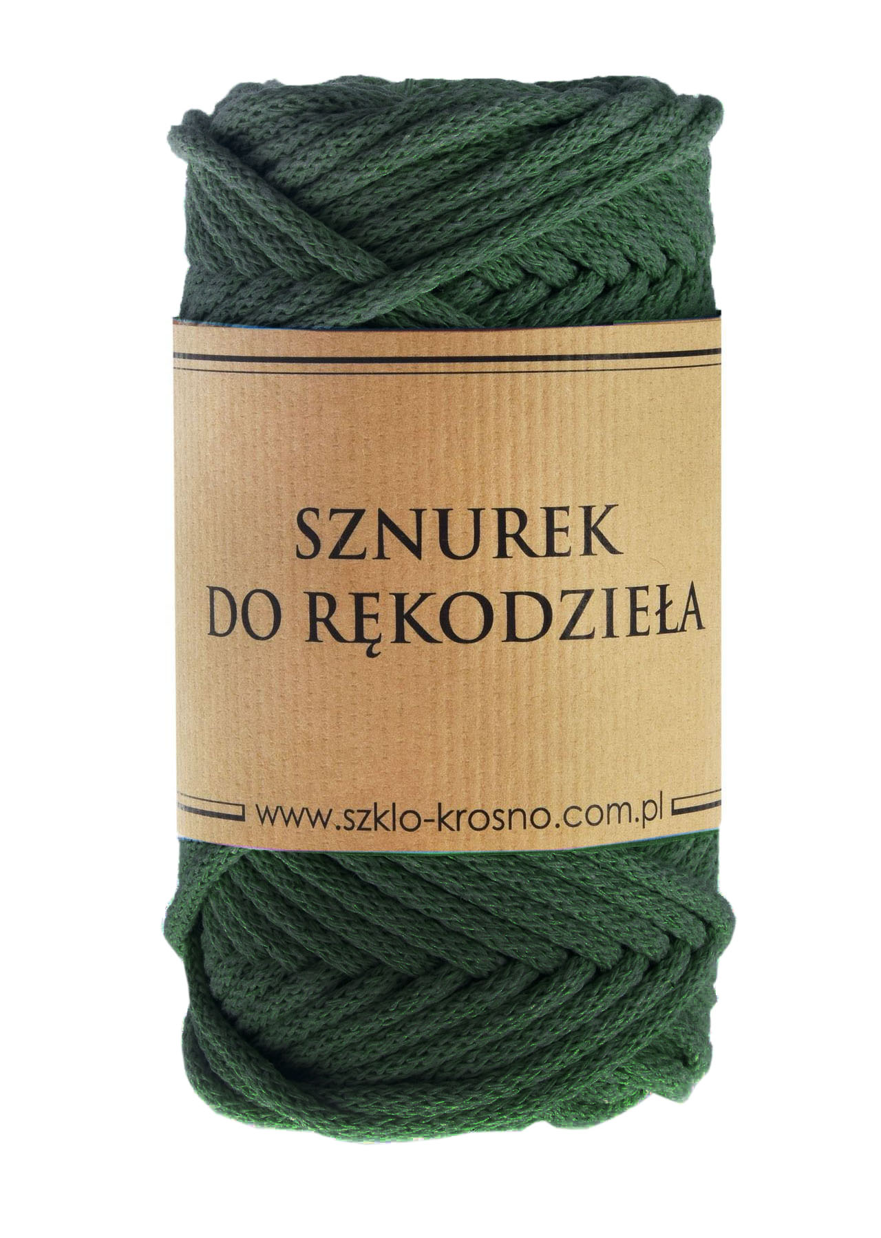 Sznurek do rękodzieła makramy Zieleń 3mm 50m