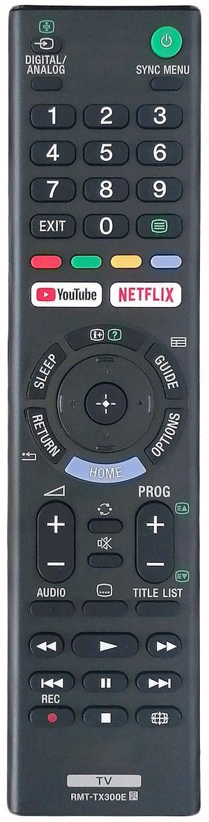 PILOT DO SONY RMT-TX300E NETFLIX / YOUTUBE HQ Model RMTTX300E NETFLIX