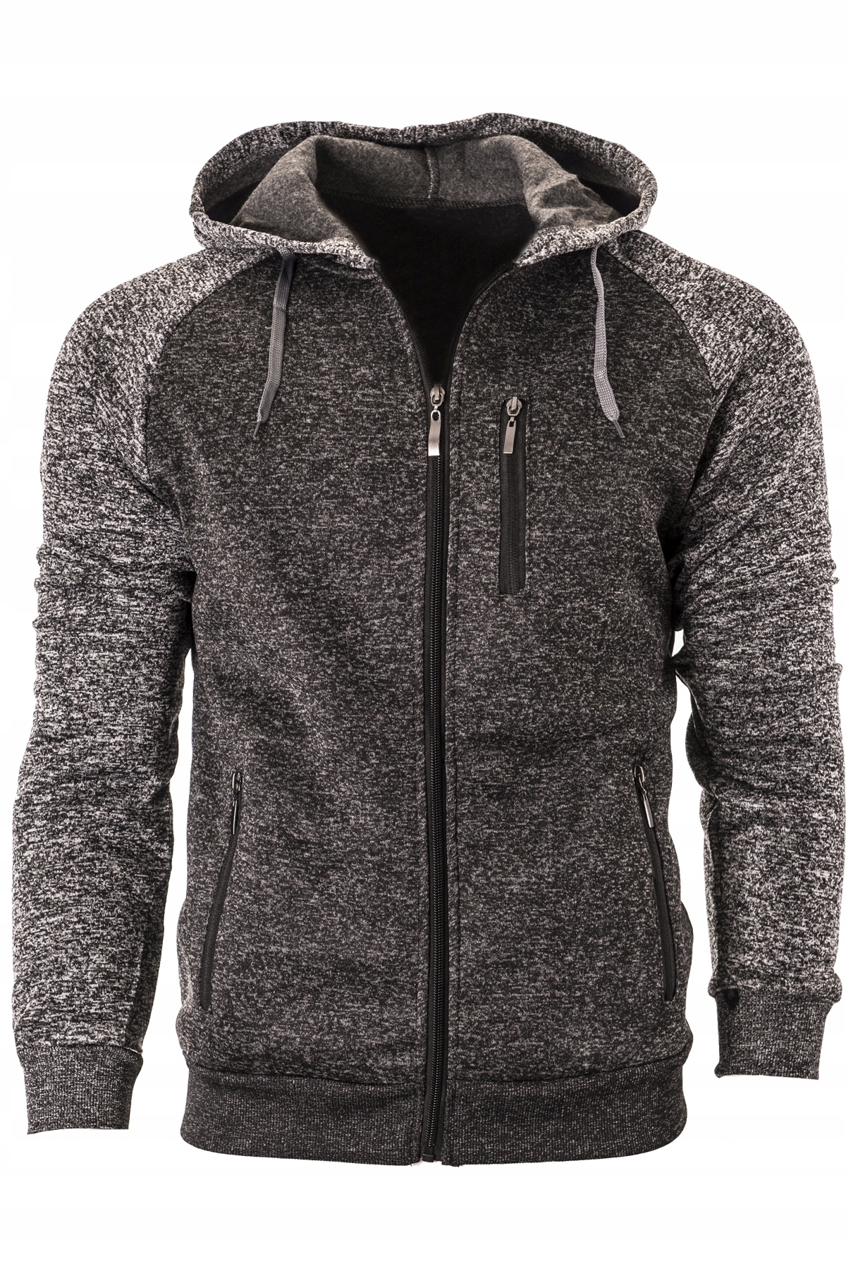 XL - CIEPŁA ROZPINANA BLUZA MĘSKA R2696