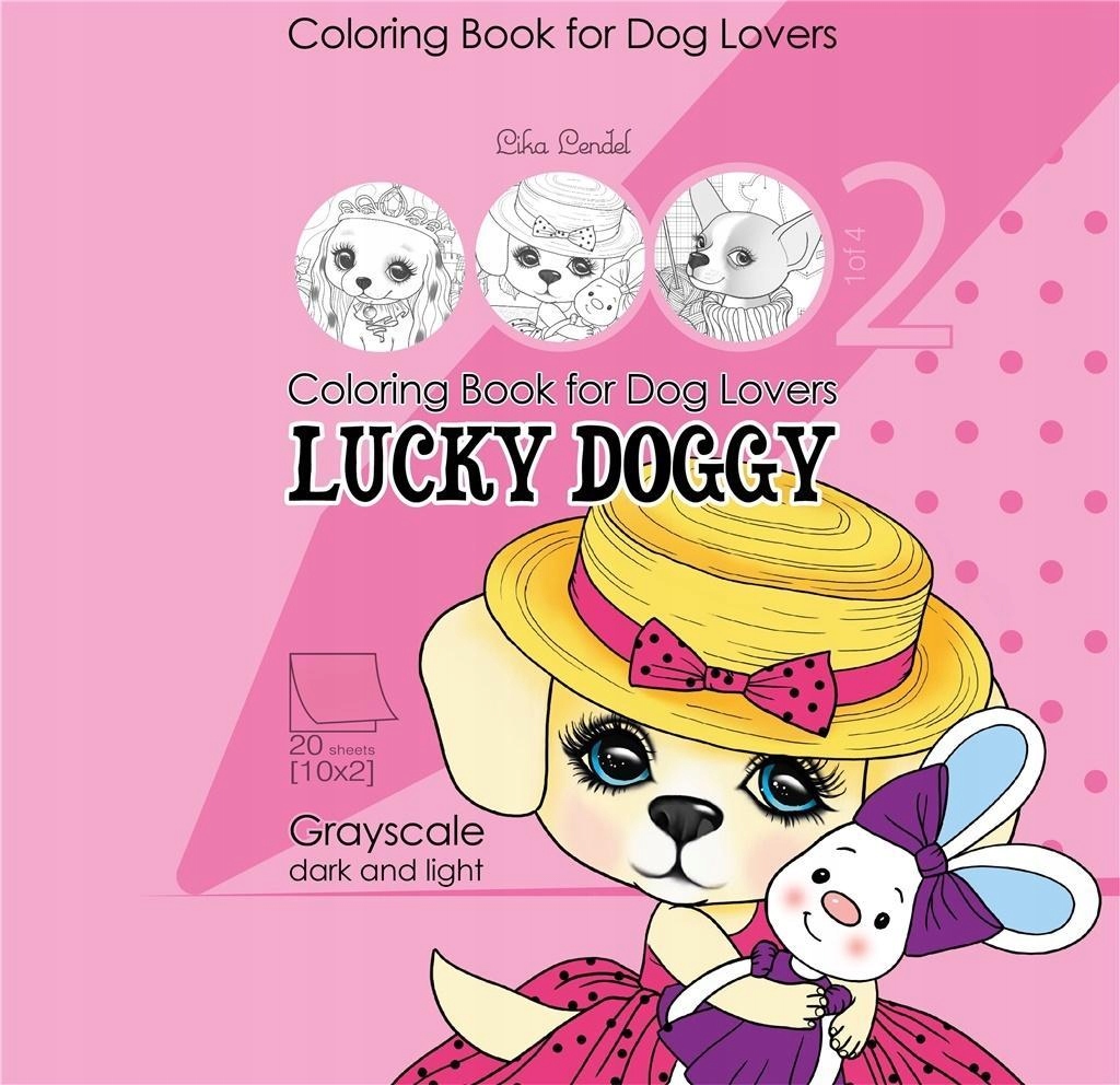 Kolorowanka Antystresowa 200X200 Lucky Doggy 2