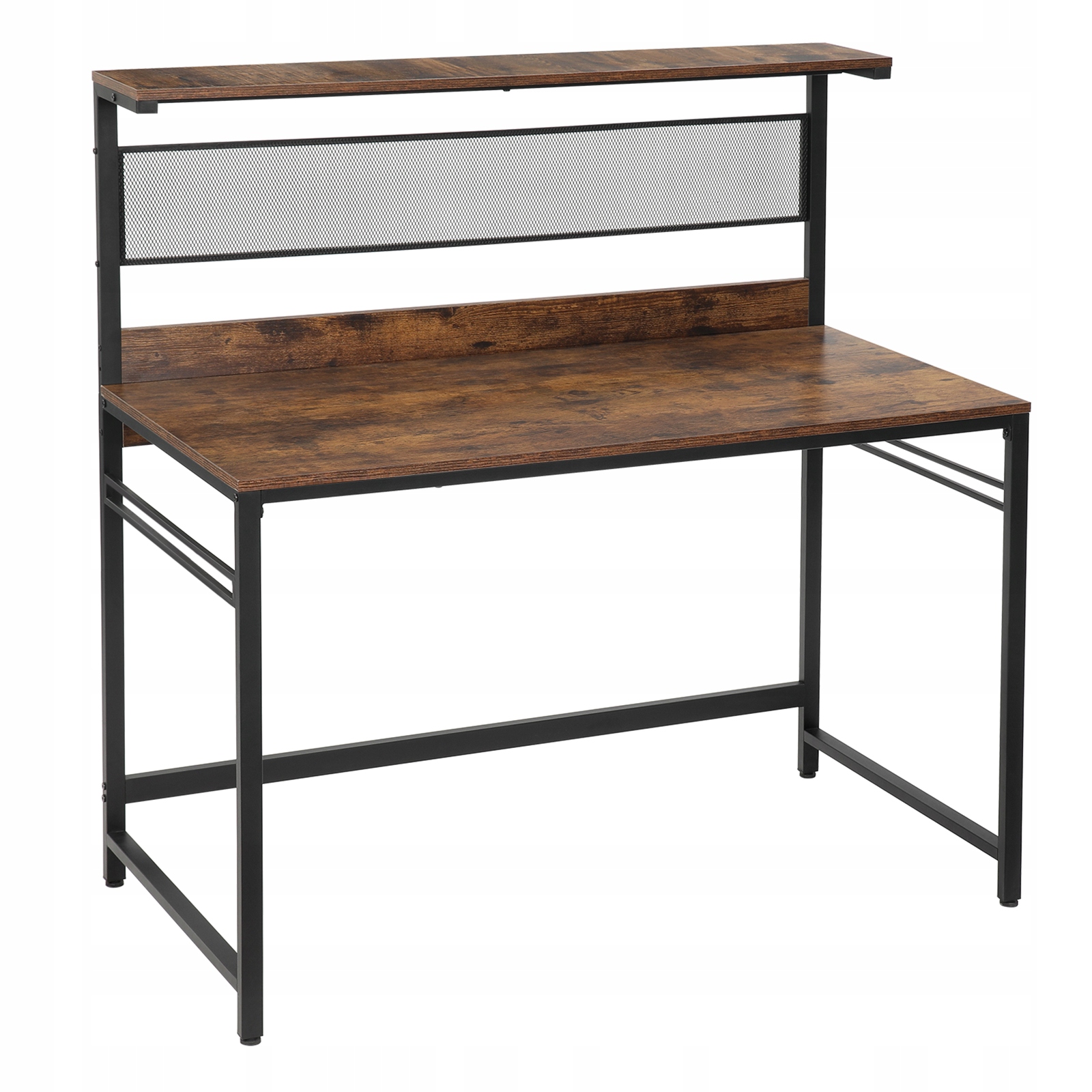 

Biurko metalowe vintage Półka czarne loft