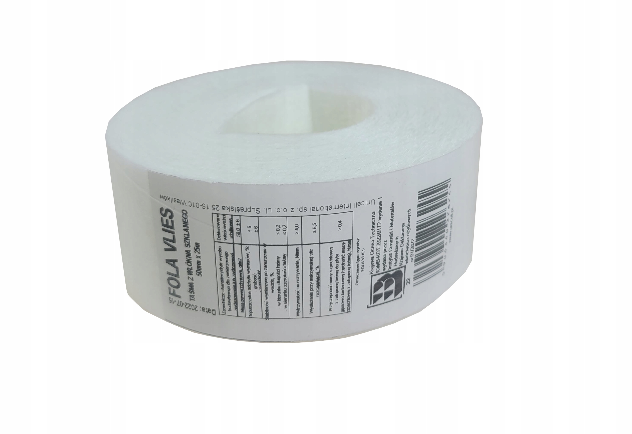 

Taśma do spoinowania płyt G-k flizelina 50mm x 25m