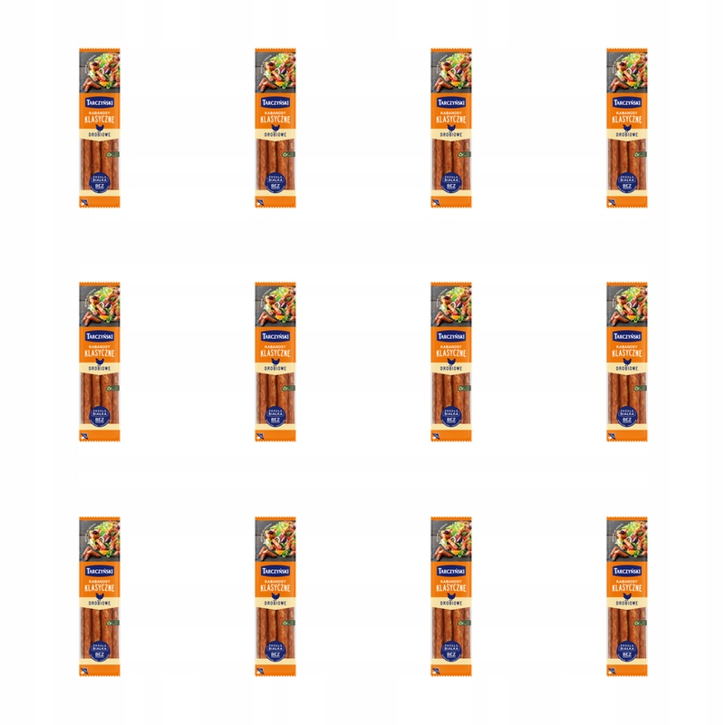 Kabanos klasický drůbeží s přídavkem vepřového masa 300 g Tarczyński X12