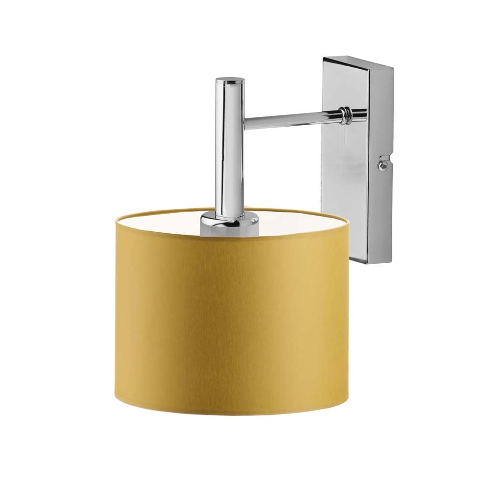 Kinkiet chrom AKRA lampka ścienna do salonu LED