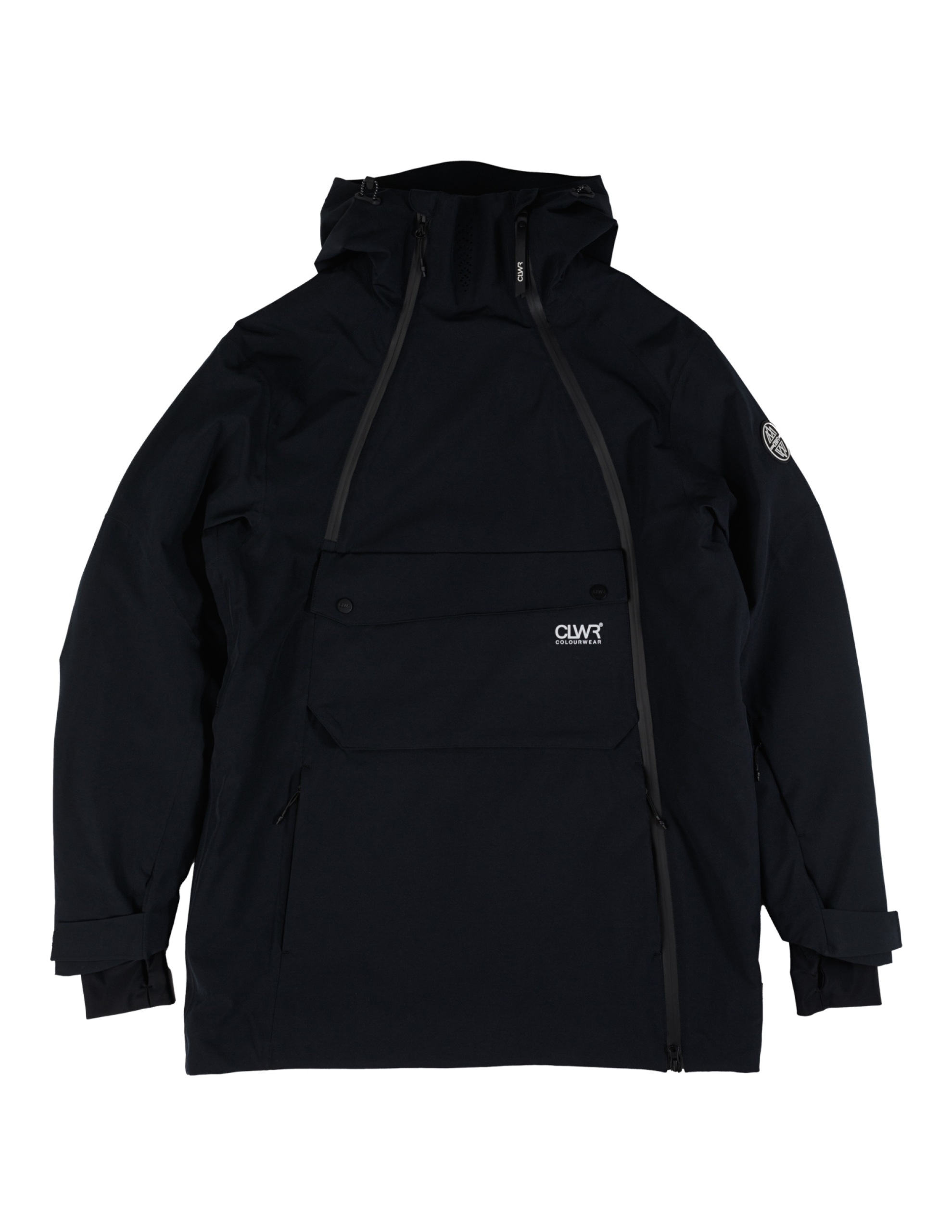 Pánská lyžařská bunda Colourwear Foil Anorak Černá L