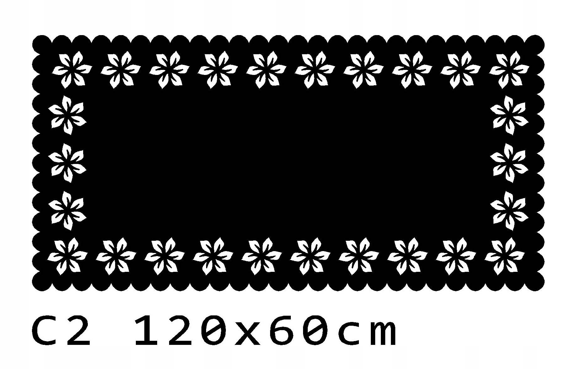 bieżnik obrus mata filcowy filcowa filc C2 120x60