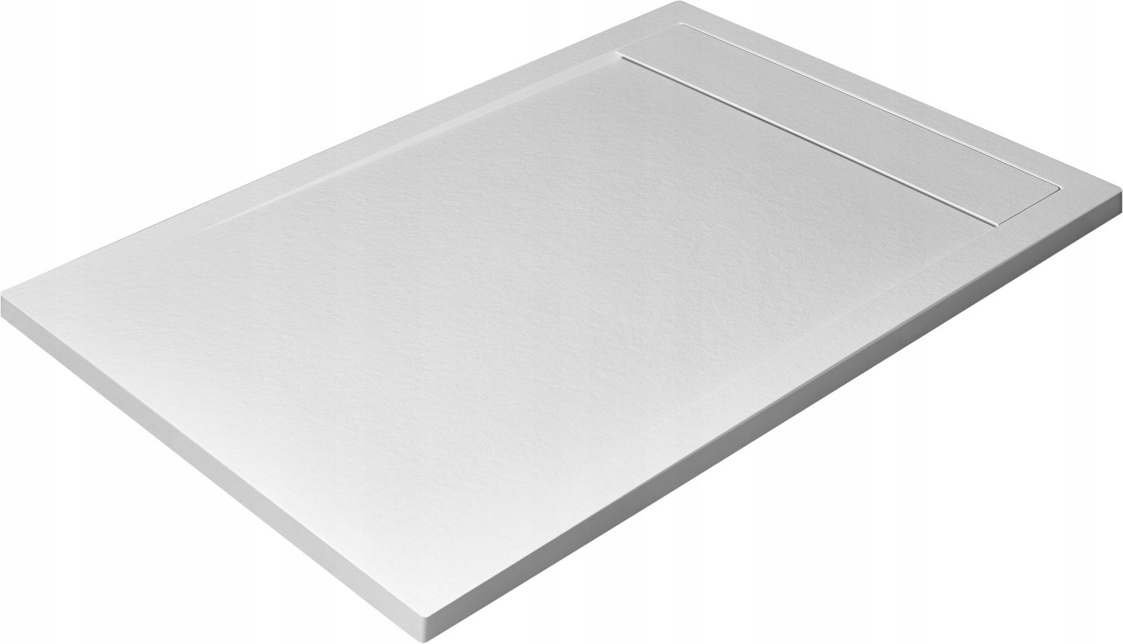 Brodzik z konglomeratu Radaway Teos F 120x70 biały