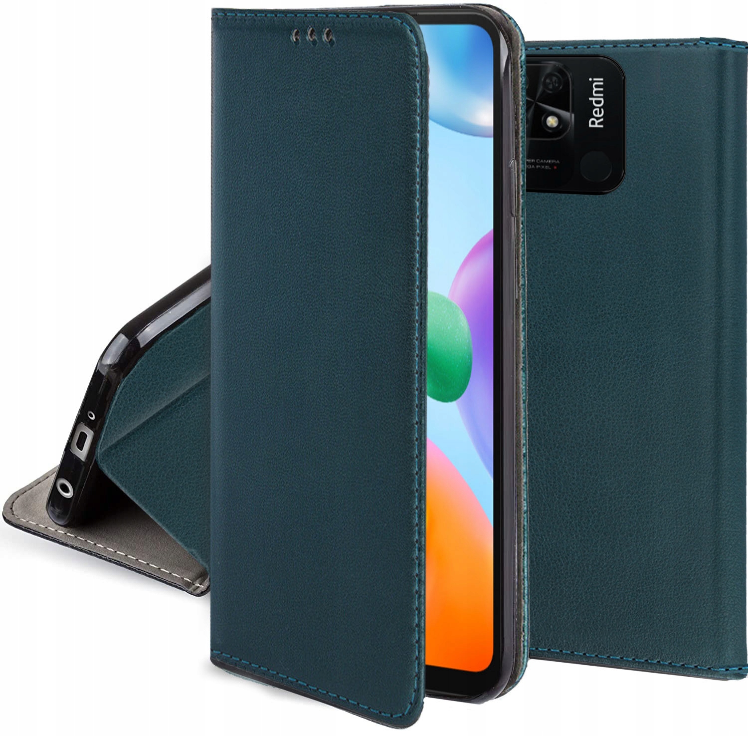 

Etui Magnetic Smart +szkło do Xiaomi Redmi 10C