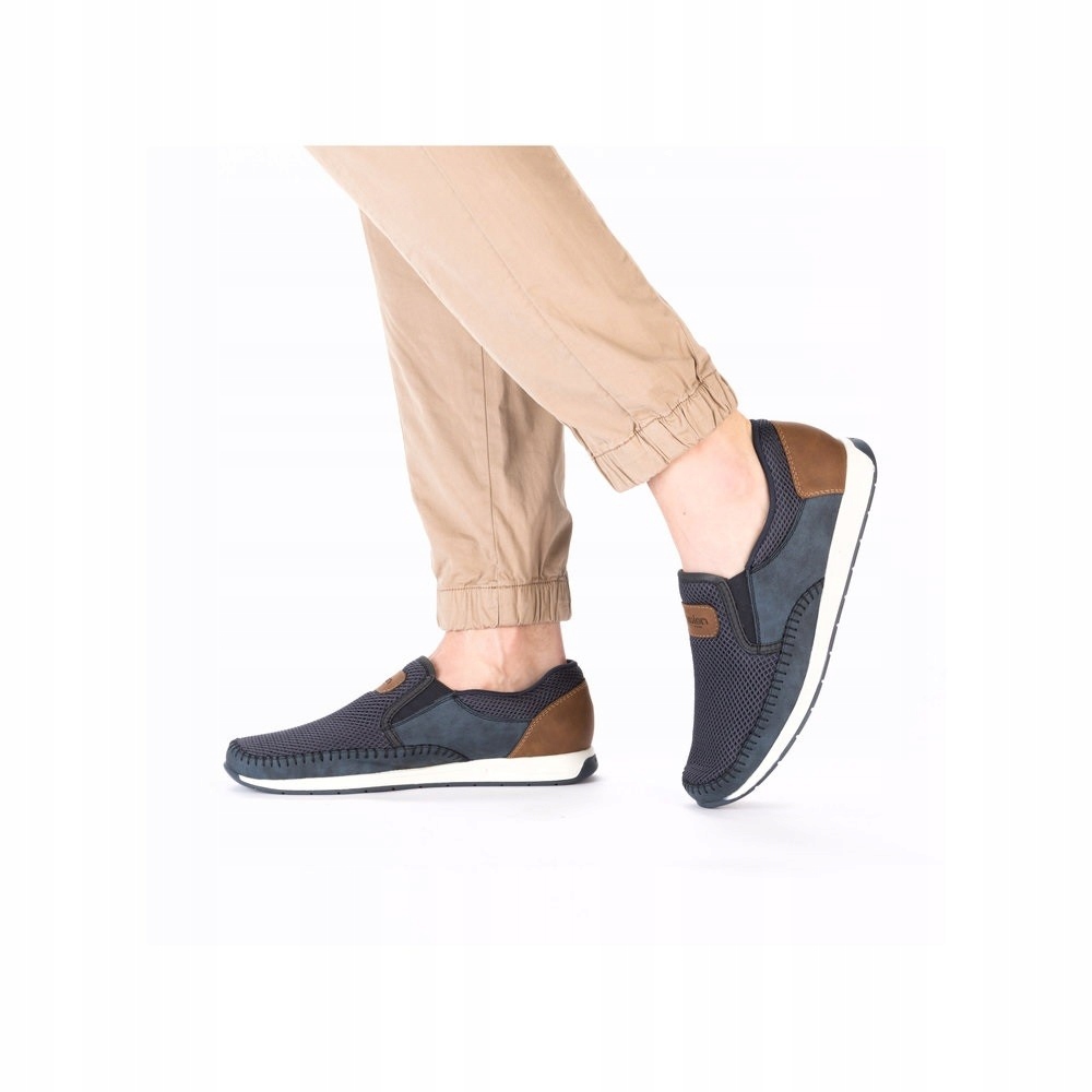 Rieker 11954-14 pánské tmavě modré nazouvací boty Antistress 43