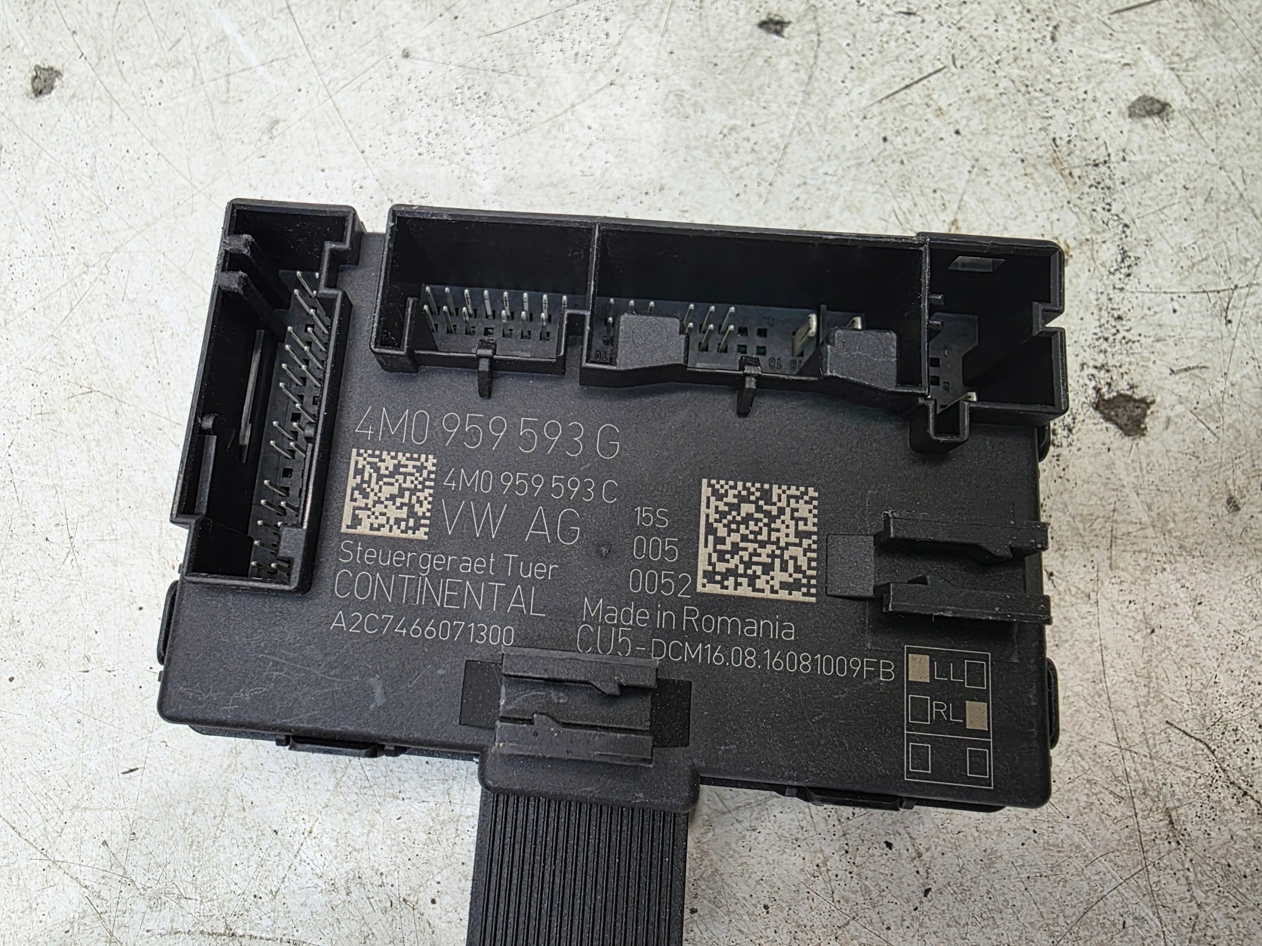 module control unit door AUDI Q7 4M 4M0959593G
