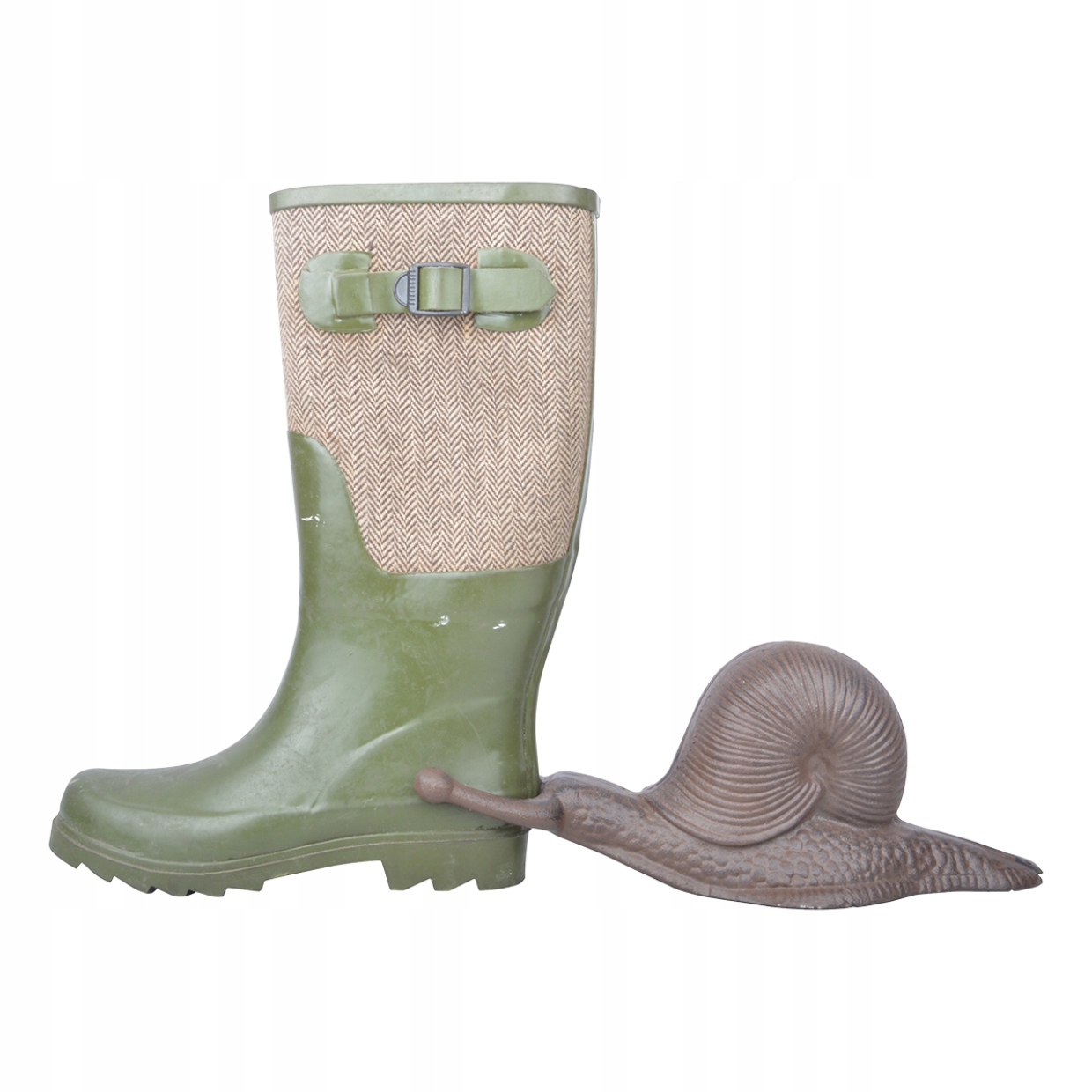 Żeliwny ślimak dekoracja do ogrodu, ściągacz butów Producent Esschert Design