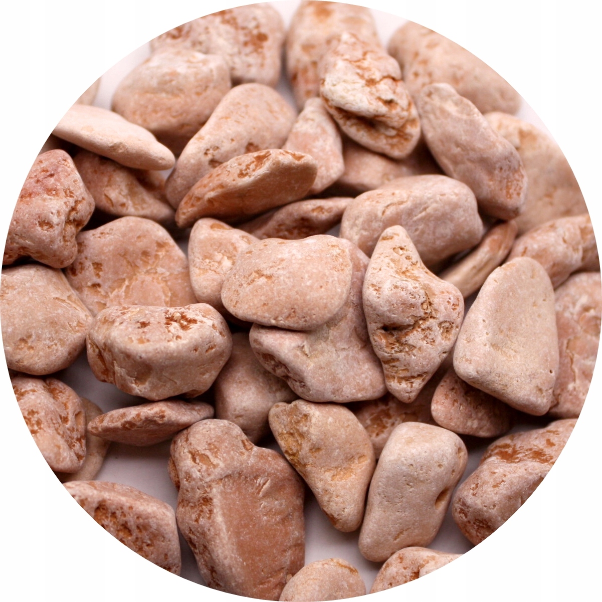 Kámen oblázek do zahradního akvária béžový, hnědý Rosso Verona 24 kg Italy