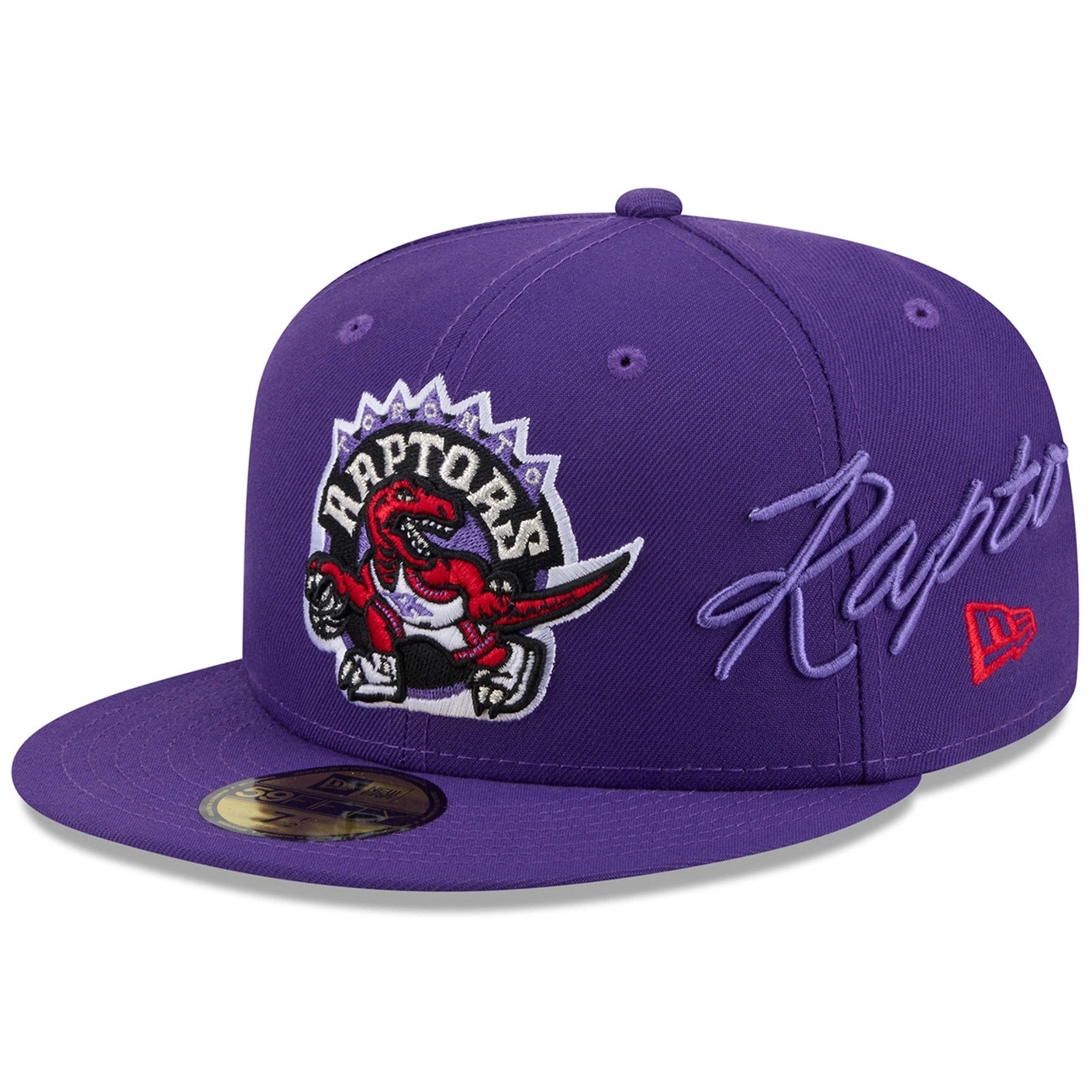 Kšiltovka New Era pánská dámská Toronto Raptors hologram fialová
