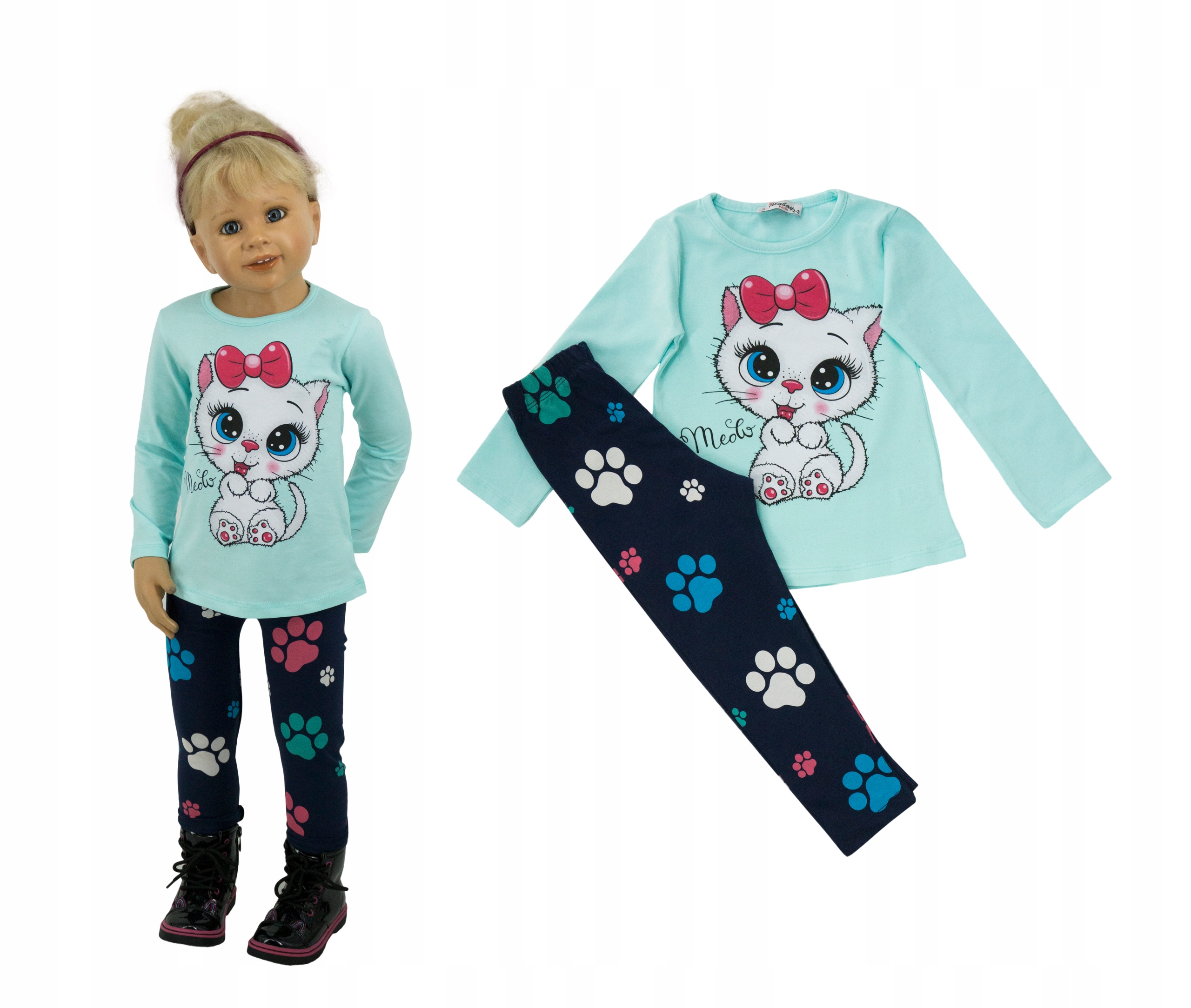 

Komplet dwuczęściowy bluzka + getry 0465 roz 86