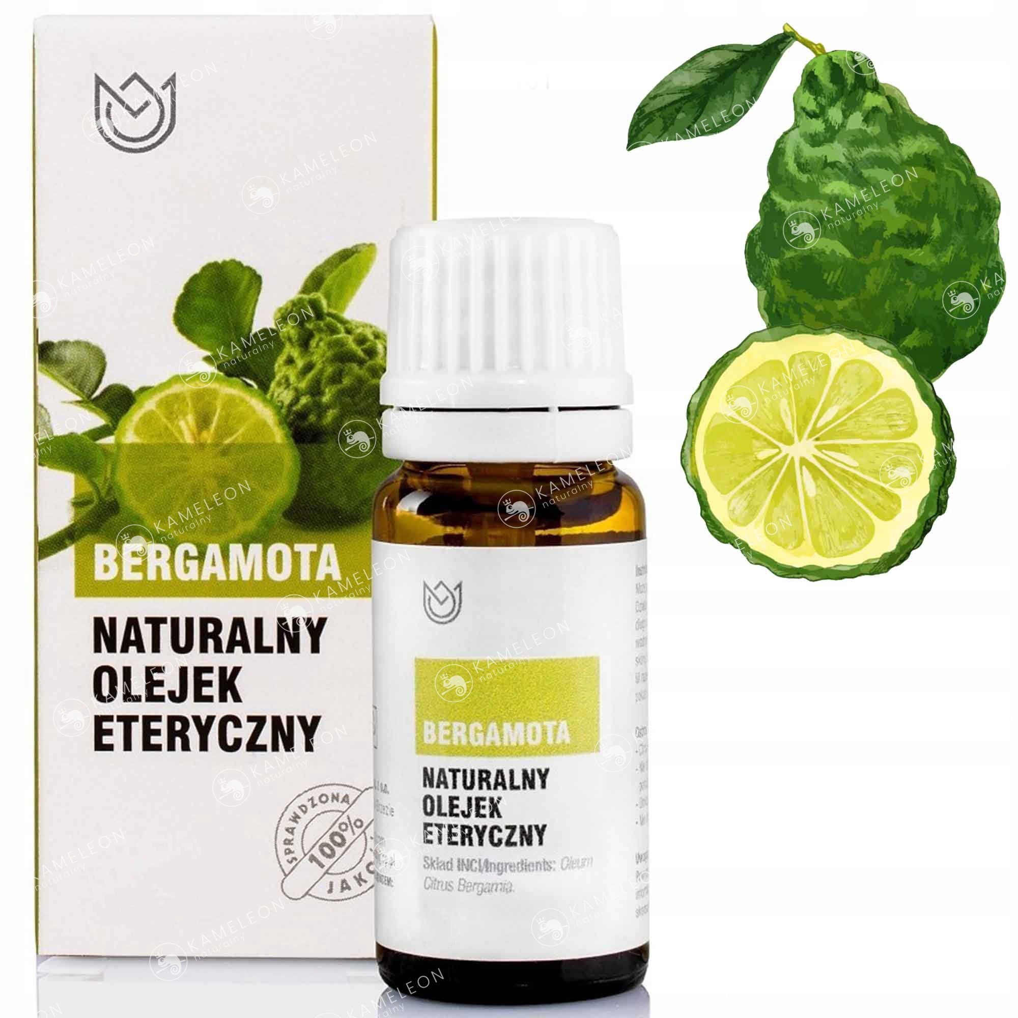 

Naturalny Olejek Eteryczny Bergamota 12ml uspokaja