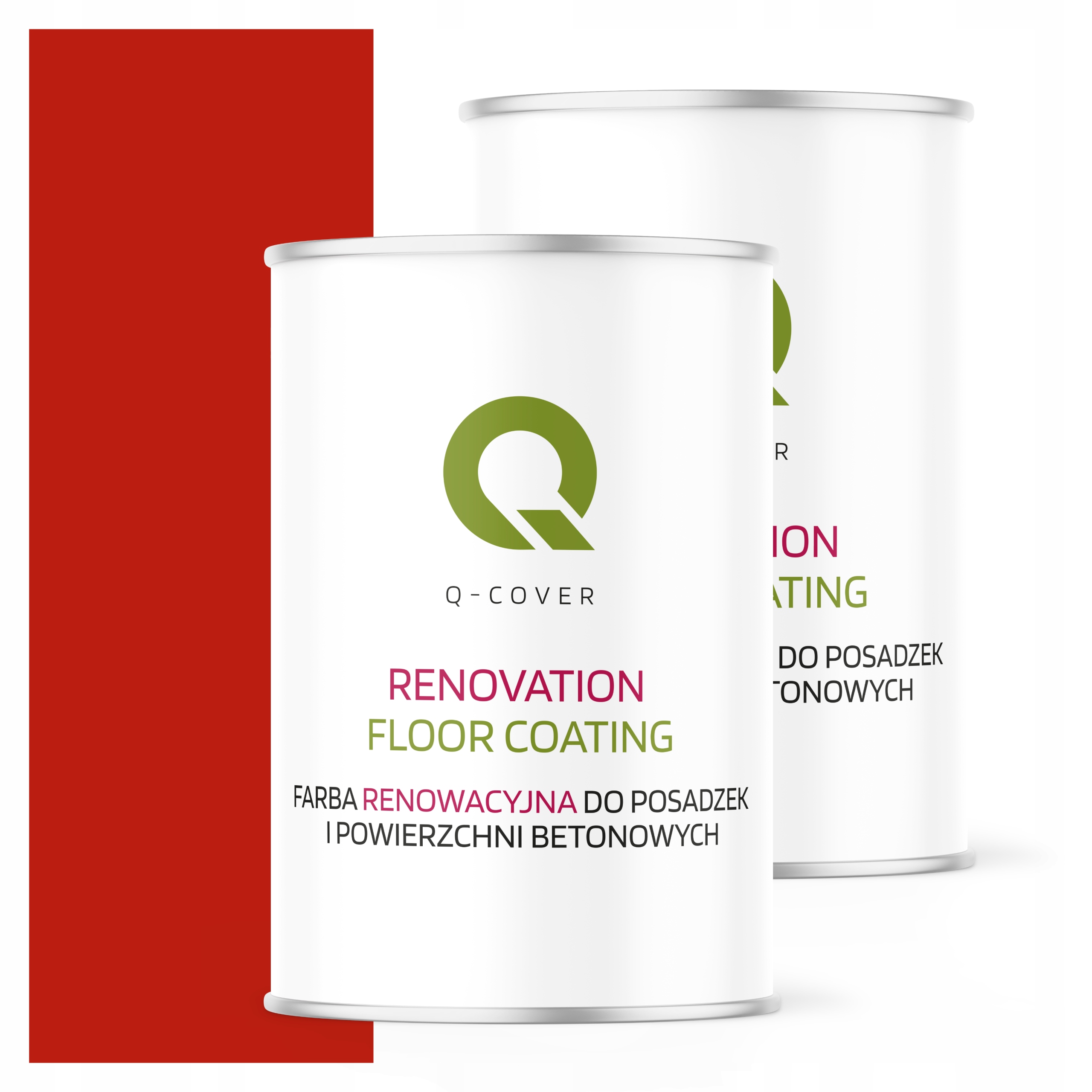Ochranná farba na betónové podlahy Renovačná červená 3020 Lesk 1L