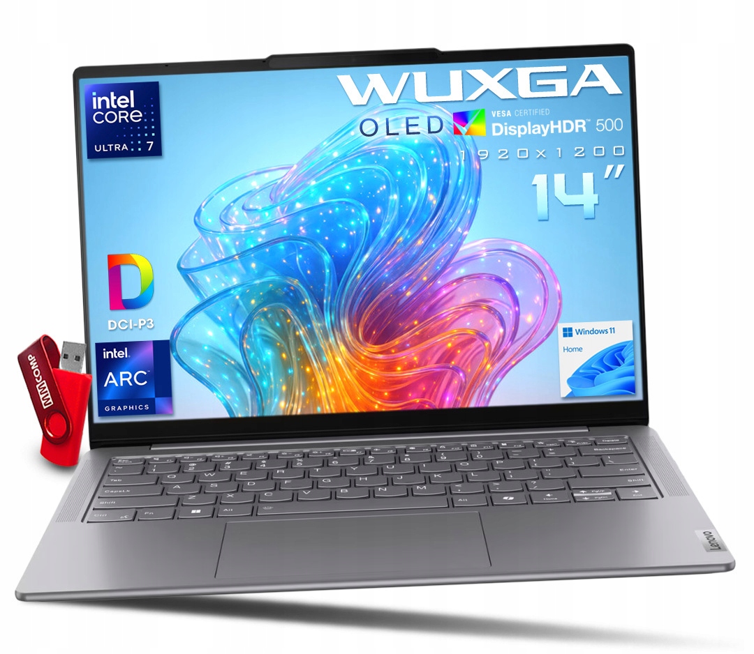 Notebook Lenovo Yoga Slim 7 Core U7 155H 32GB 1TB Ssd Wuxga Oled 100% DCI-P3