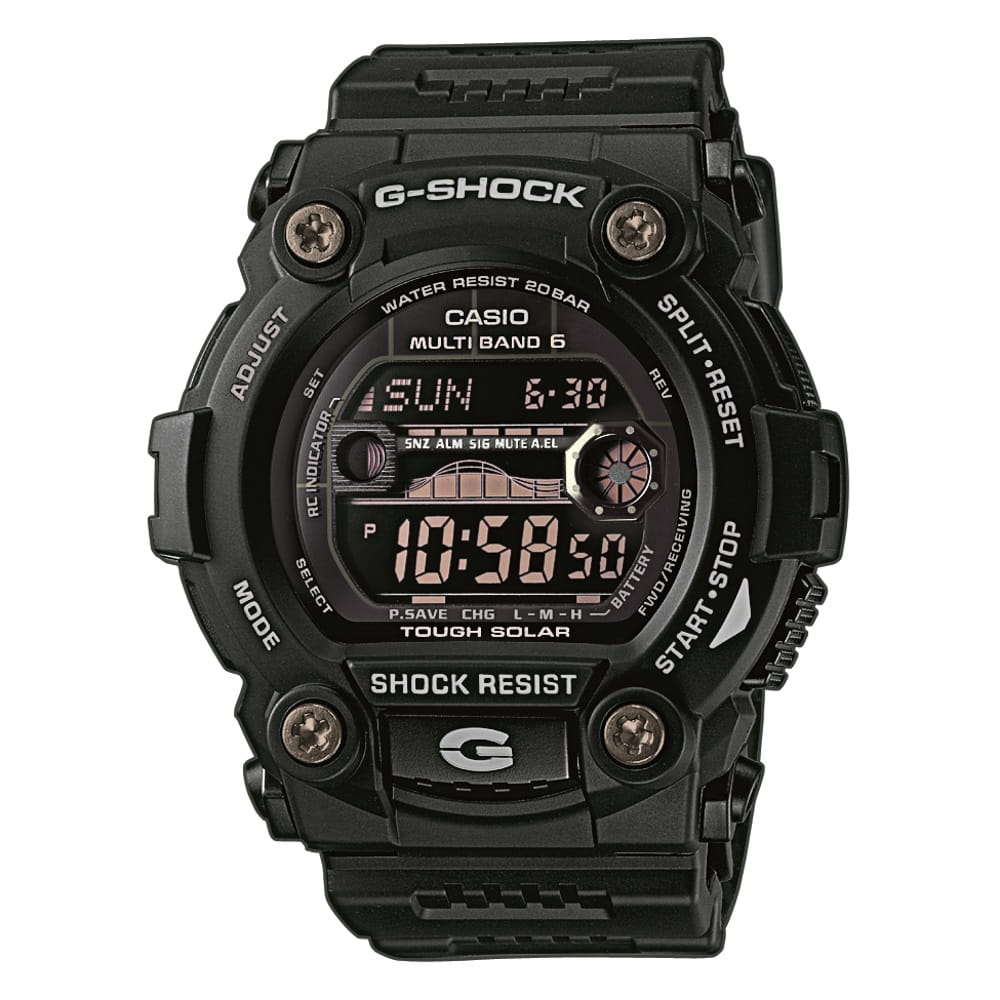 Casio GW-7900B-1ER GW-7900 solar radio controlled přílivy fáze měsíce
