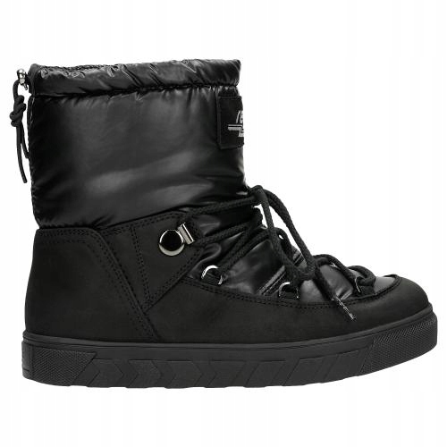 Černé dámské šněrovací sněhule Relaks vel. 36