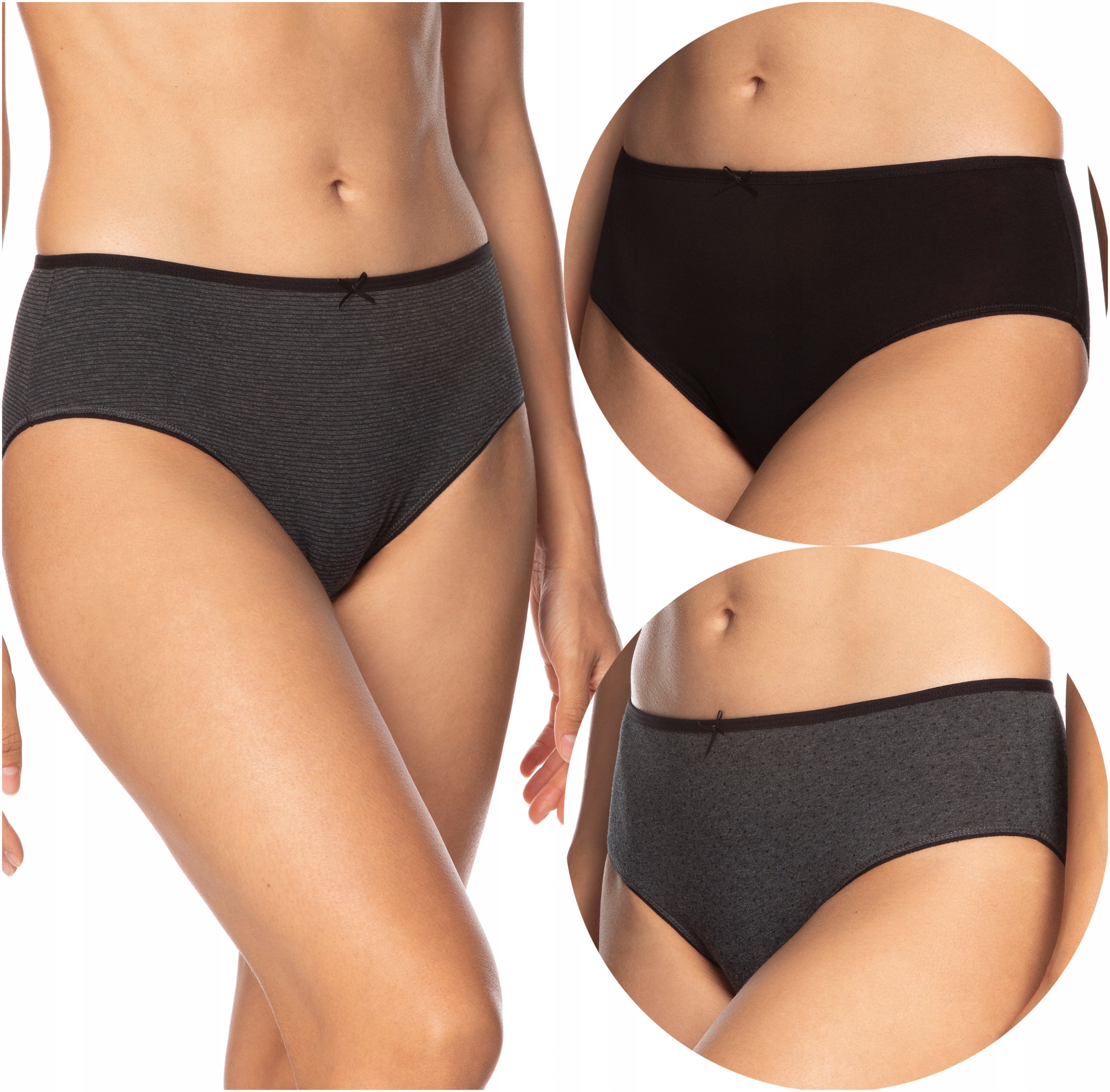 

Majtki damskie Figi bikini 3-PAK Lama 122BI-36 L
