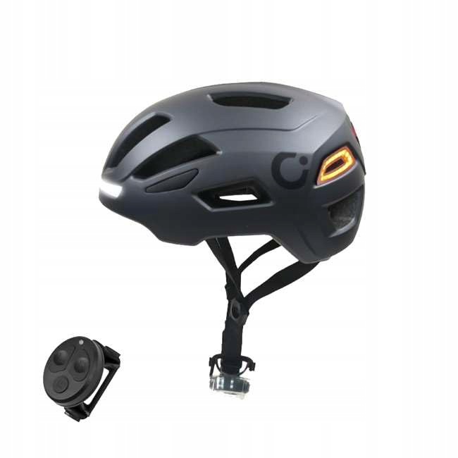 Kask Rowerowy Cecotec BrainGuard Flash S-m Pilot Diody Led Czarny