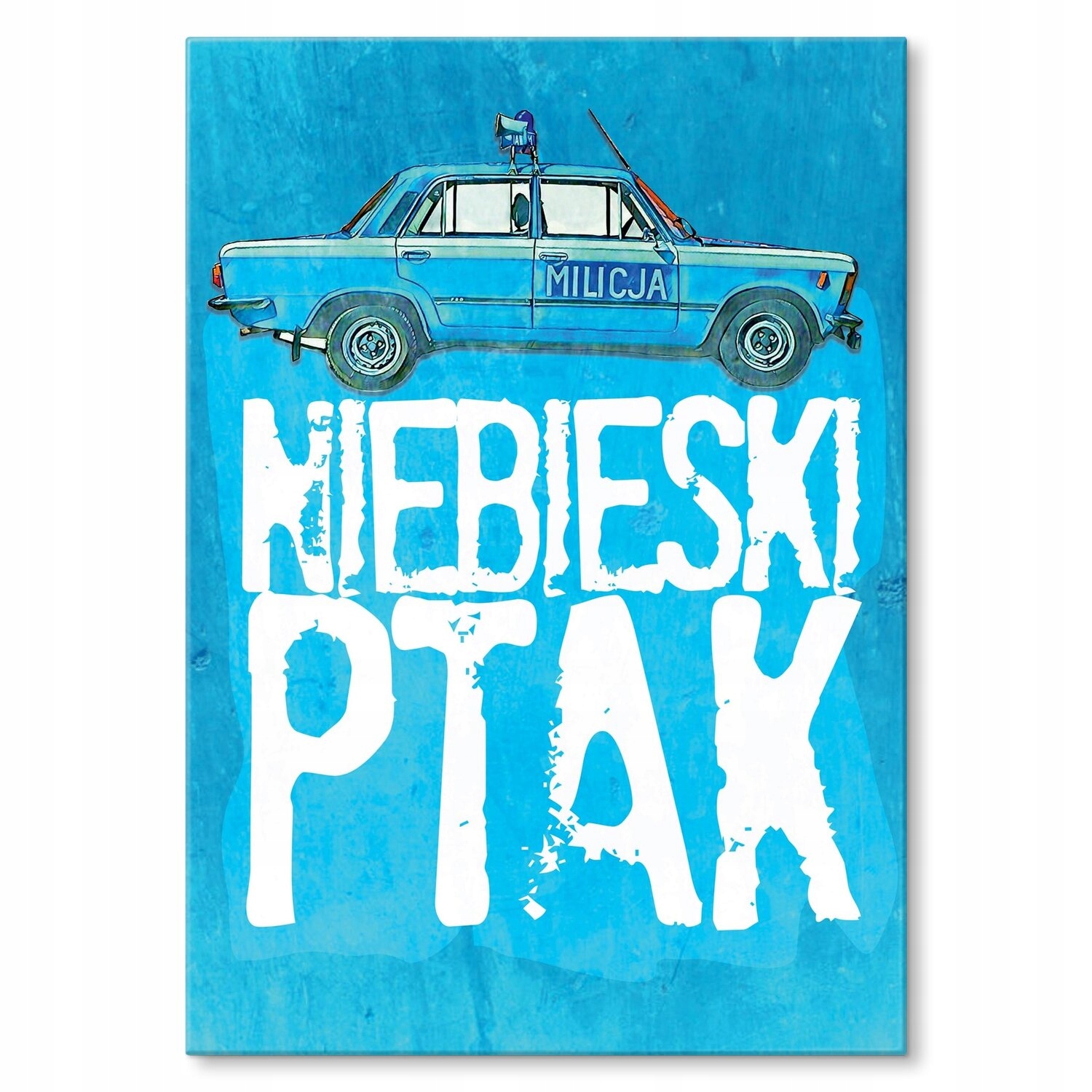 Kovový plakát Modrý pták Šidítko Plech 30 x 42 cm Dárek