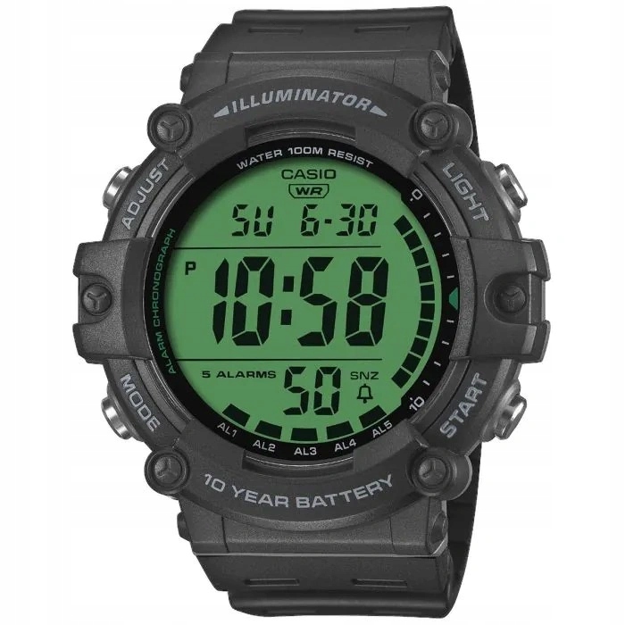 Pánské Casio Hodinky AE-1500WHC-1AVEF Pro Plavání