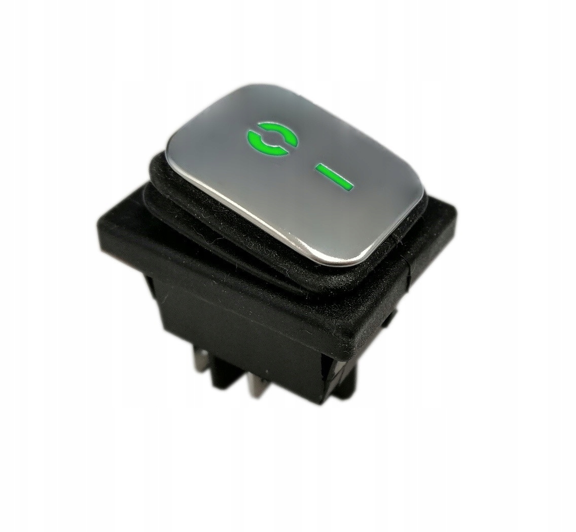 

Przełącznik 16A 250V On-off Podświetlenie Zielone