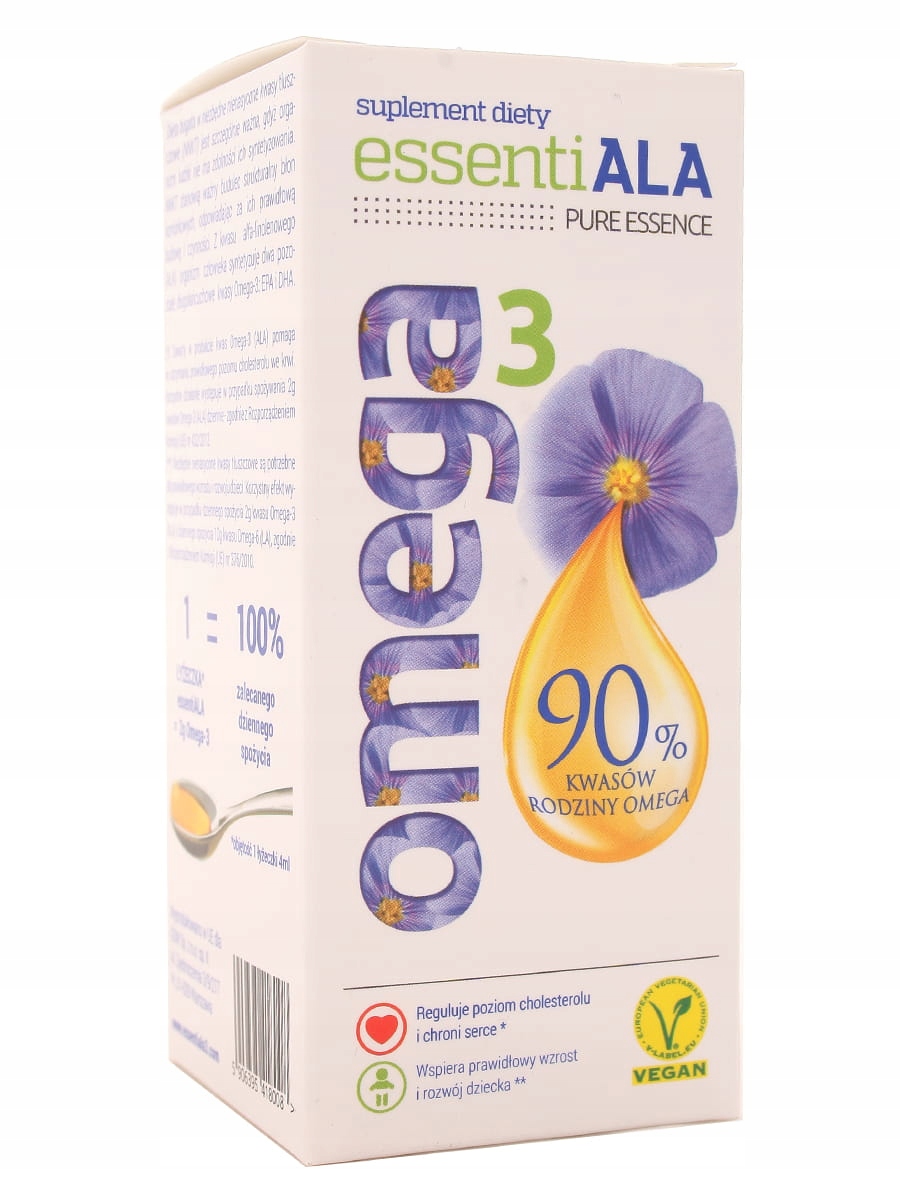 EssentiALA Omega3 90% kwasów rodziny omega 120ml