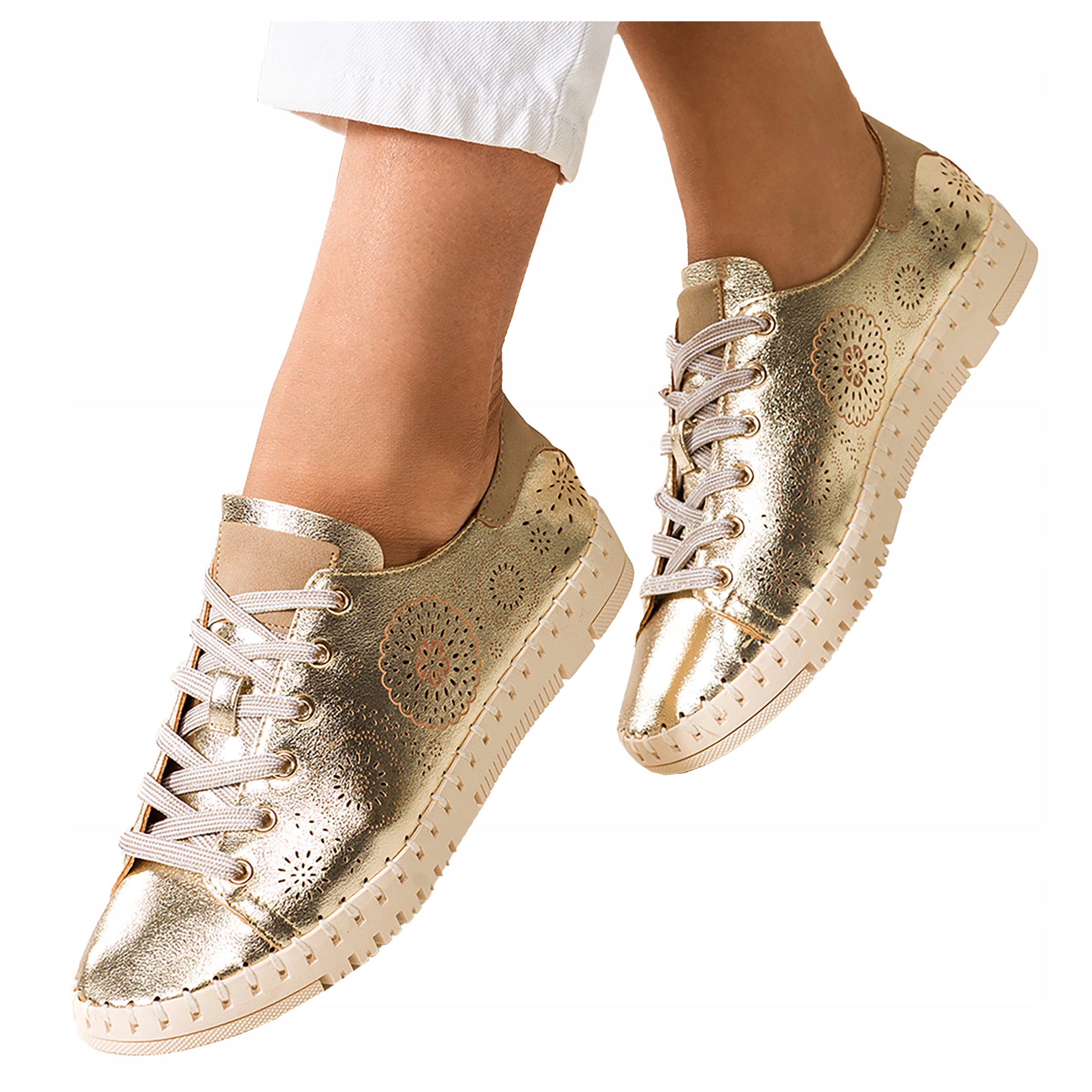 Sportovní tenisky Boty Dámské ažurové Pohodlné Elastická podrážka r 36