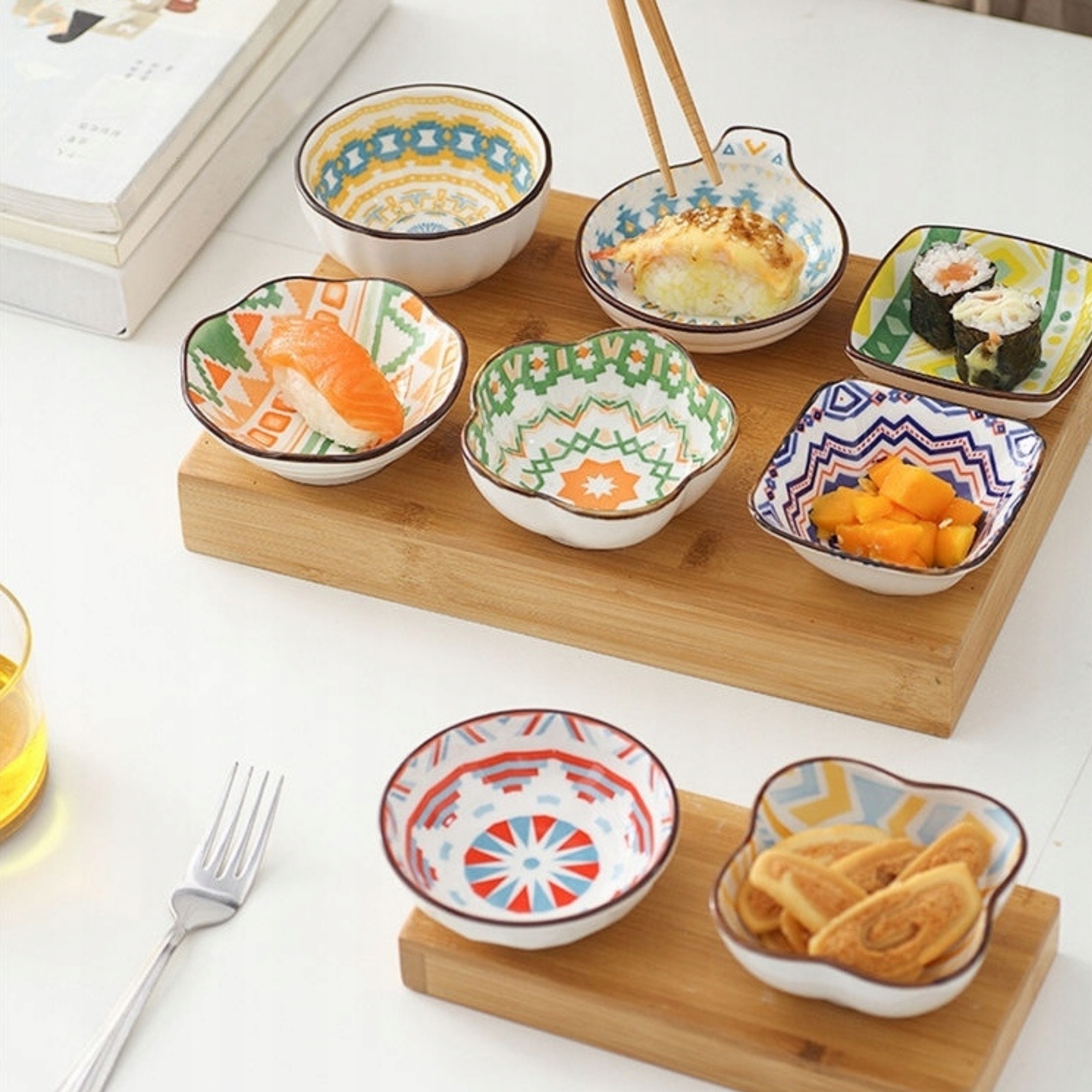 6 szt CERAMICZNE MISECZKI DO PRZEKĄSEK SOSÓW DIPÓW Pojemność 0.2 l