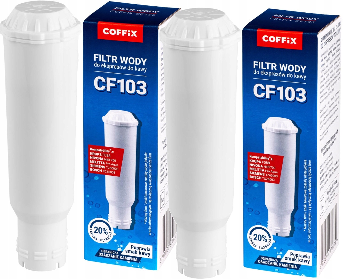 Filtry Ekspresu Melitta Nivona Krups Siemens Bosch