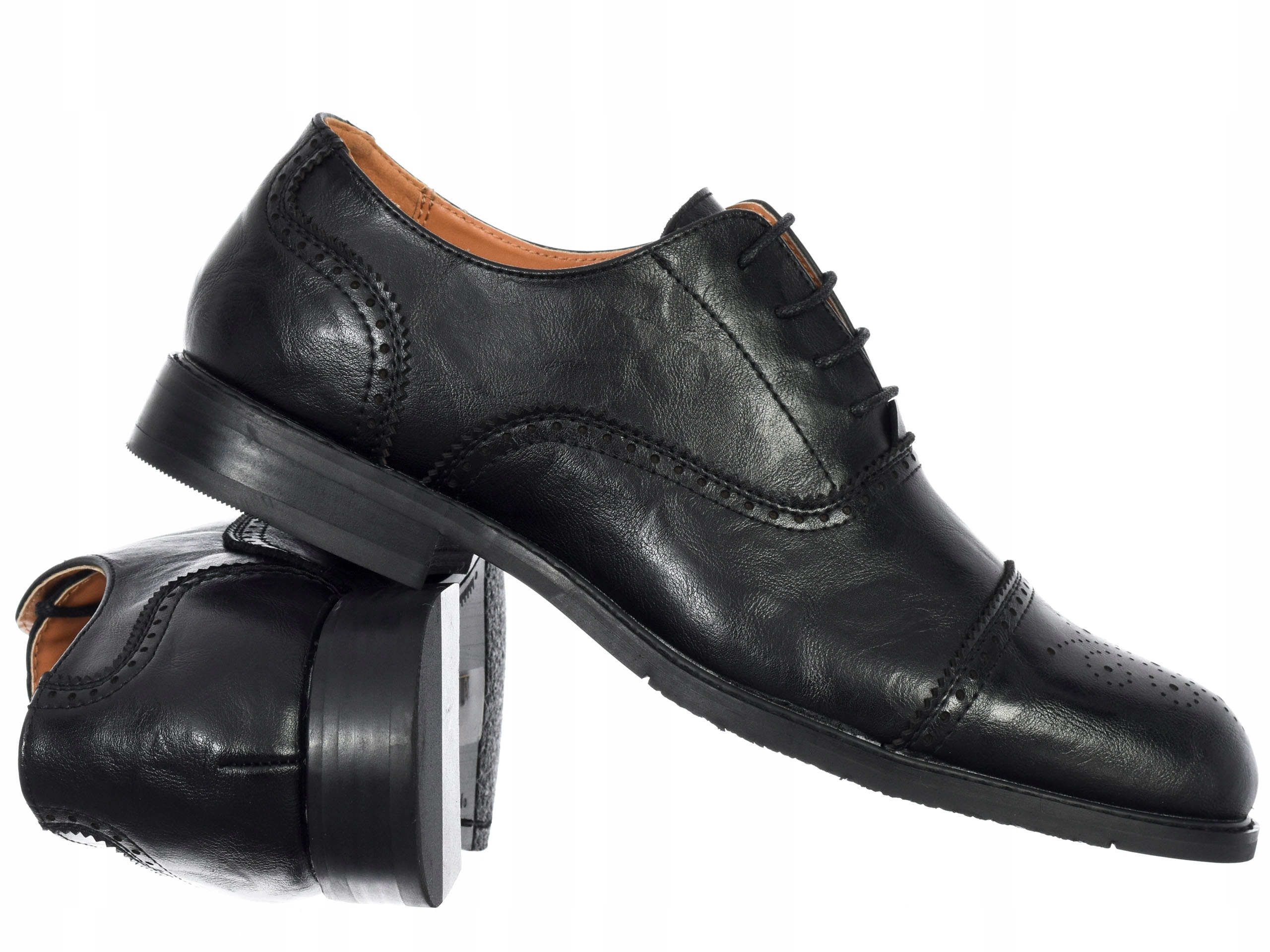 B Originals Společenské Boty HA230760A-2/BLACK, přírodní kůže