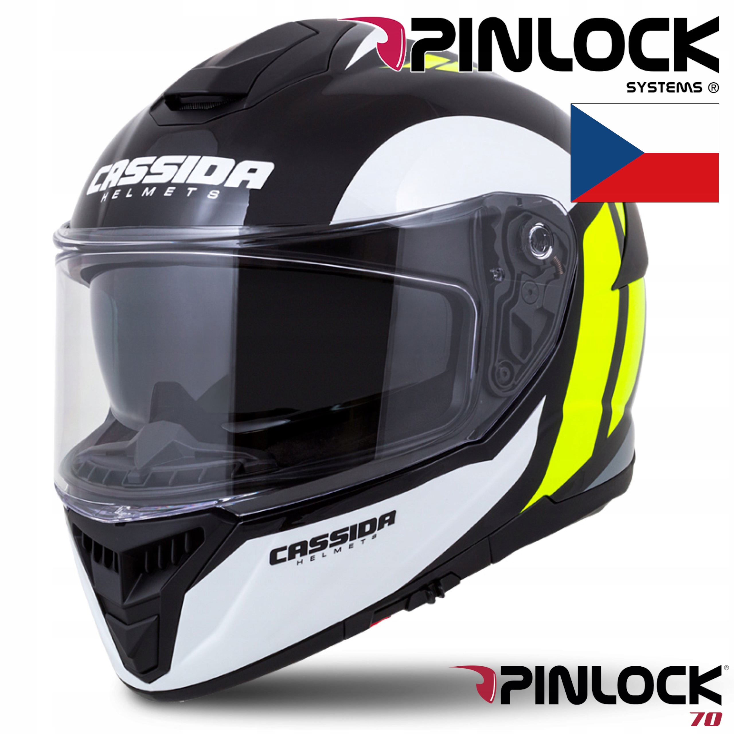 CASSIDA KASK MOTOCYKLOWY GT 2 WŁÓKNO + PINLOCK XL Producent Cassida