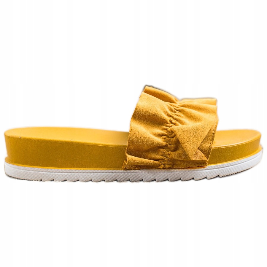 

Żółte Skóra ekologiczna Buty Shelovet r.38