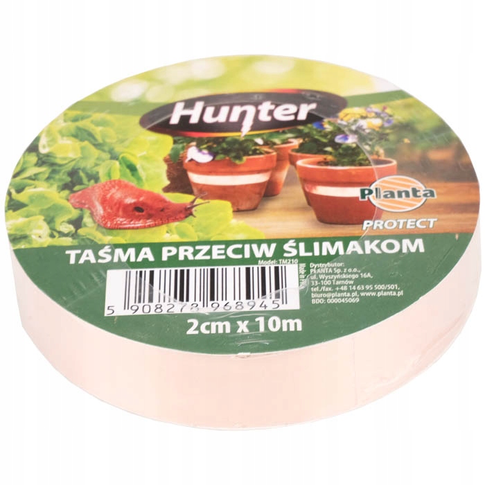 

Taśma Miedziana Odstrasza Ślimaki Samoprzylepna 10
