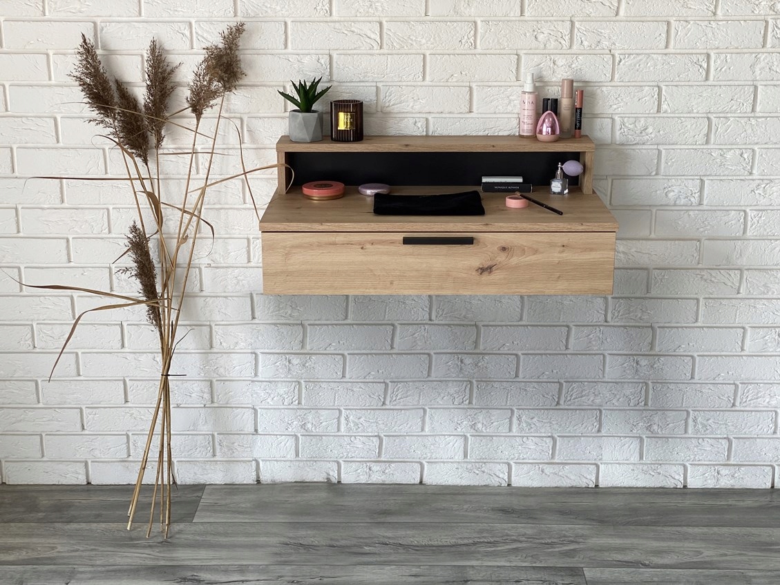 TOALETKA KONSOLA WISZĄCA LENA PLUS DĄB ARTISAN Kod producenta 0088855490276