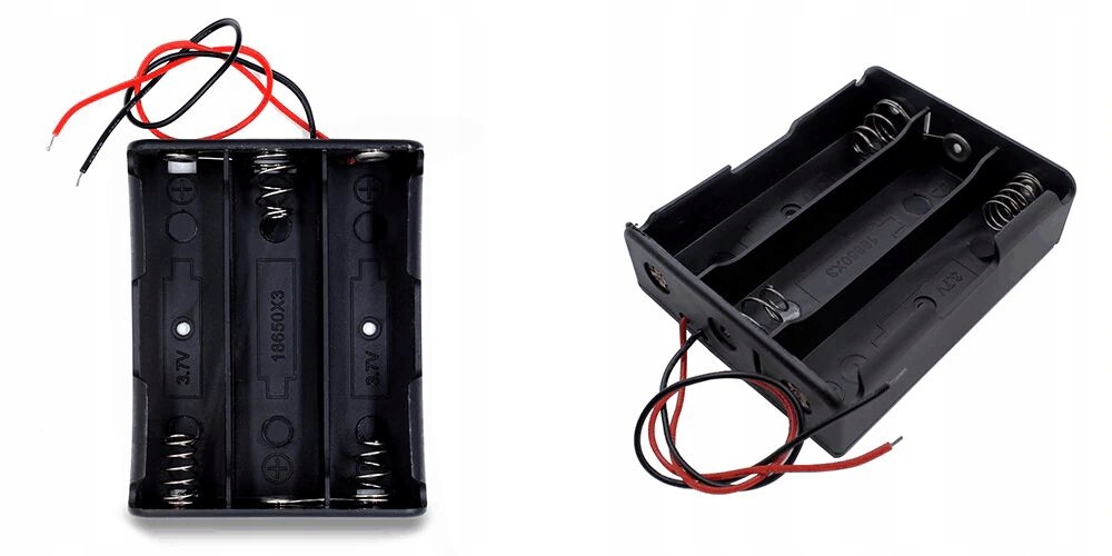 Koszyk na baterię 3 x 18650