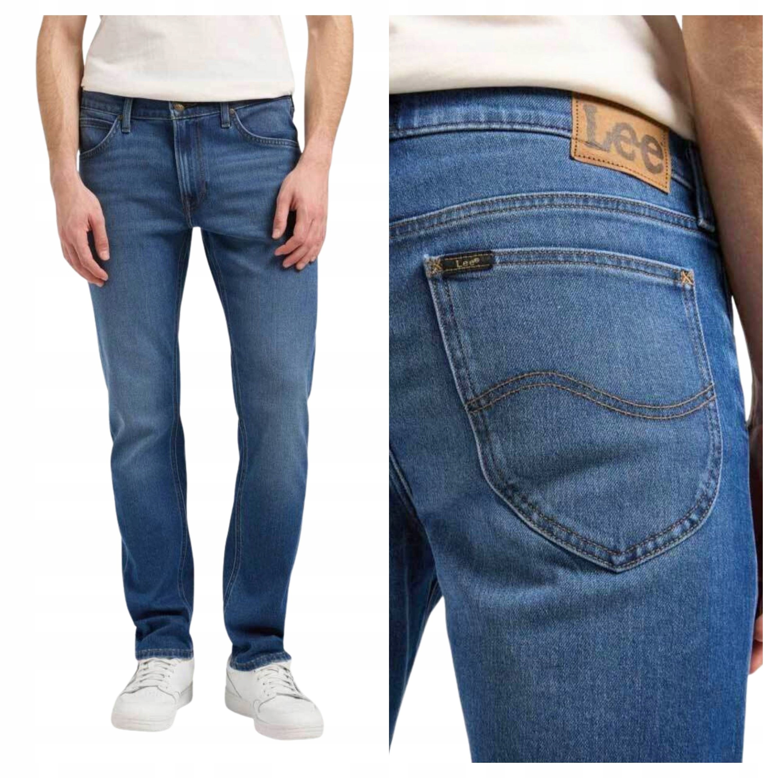 Pánské kalhoty Lee Daren Zip Fly Straight Fit Jeans Fly Carson W38 L30