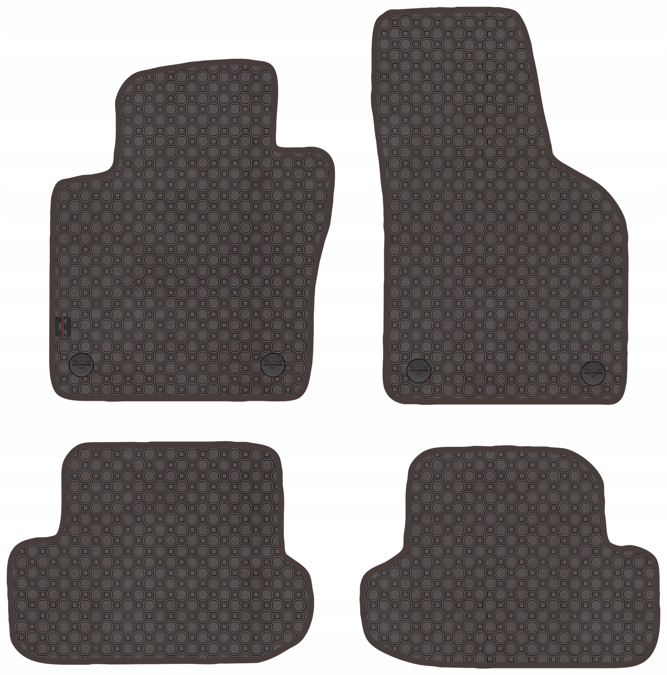 Vw Beetle 2012-2019 Gumové koberce Bronzové