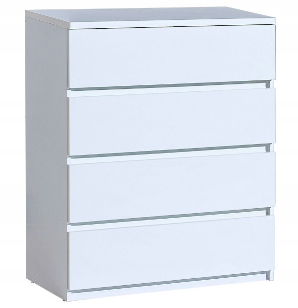 Komoda ARKADO AR05 pojemna 4 szuflady biała wotan