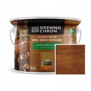 Lakierobejca 2W1 Orzech Ciemny 2,5L Drewnochron