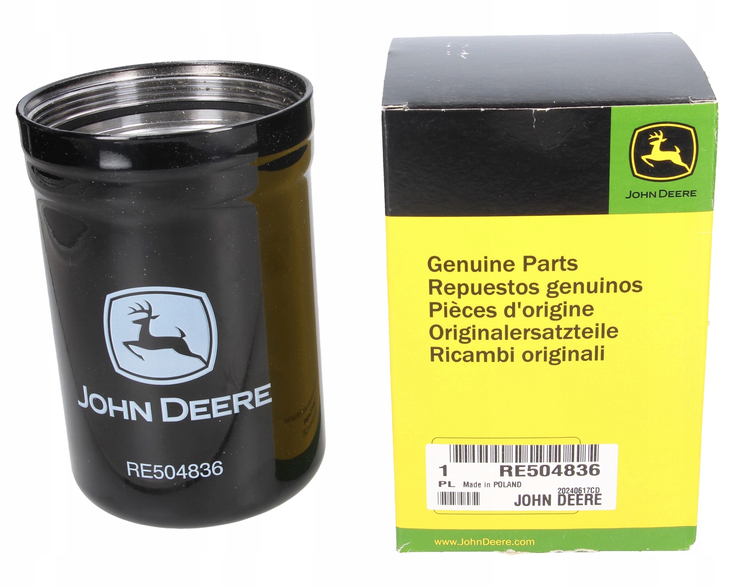 olejový filtr John Deere Originál RE504836