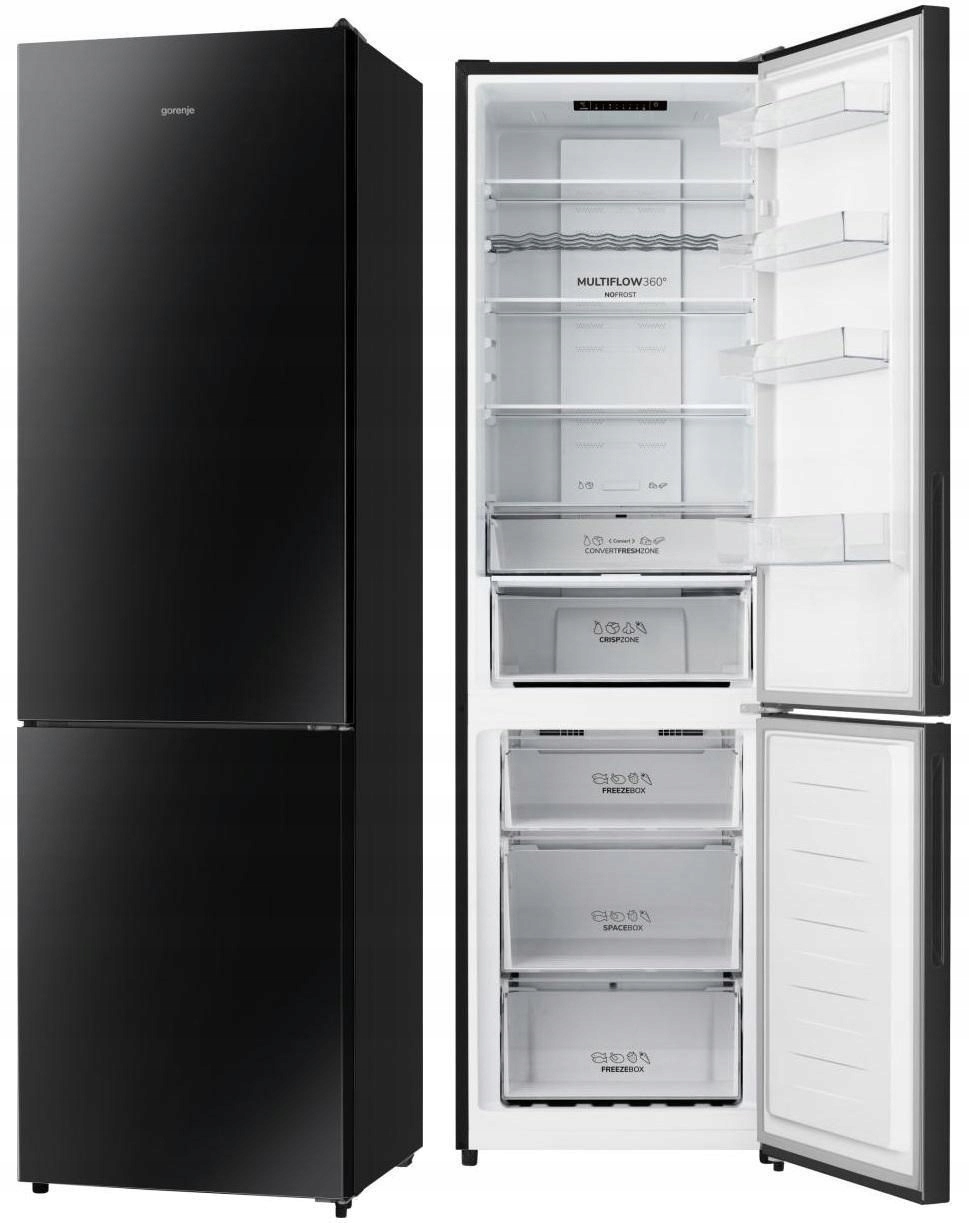Lodówka Gorenje NRK620EABG4 336l 200,4cm 39dBNoFrost Plus Convert FreshZone