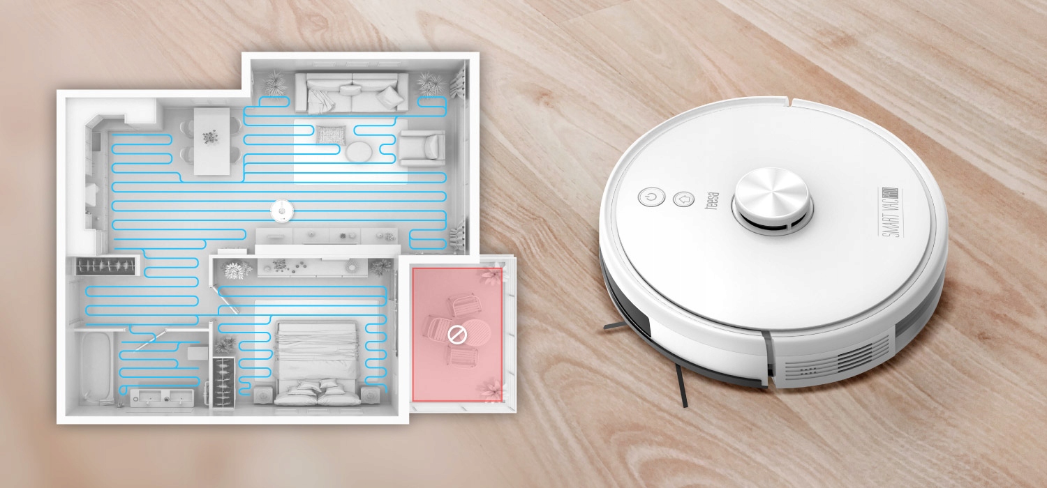 ROBOT SPRZĄTAJĄCY MOP WI-FI TUYA TEESA SMART PRO Pojemność zbiornika na kurz 0.6 l