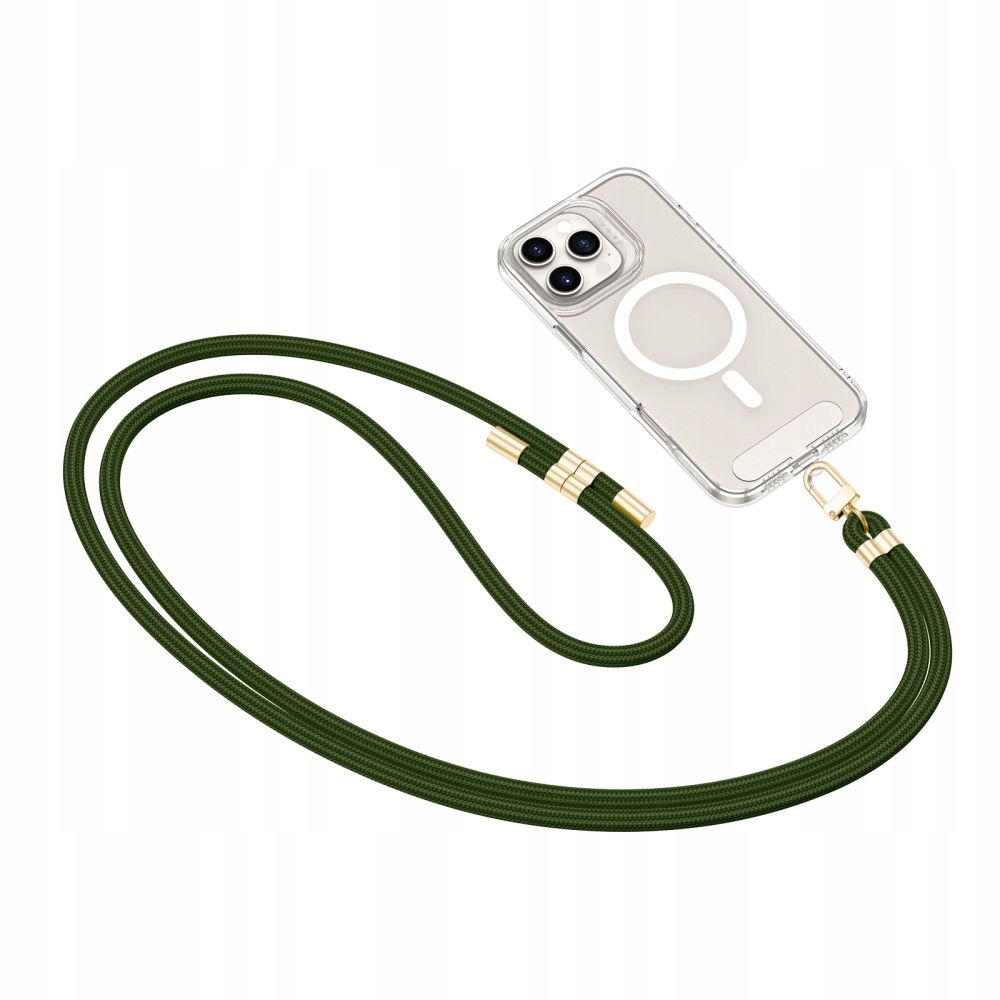 Tech- Protect C7S Rope Crossbody Strap Hunter Green/ Gold Tech- Protect