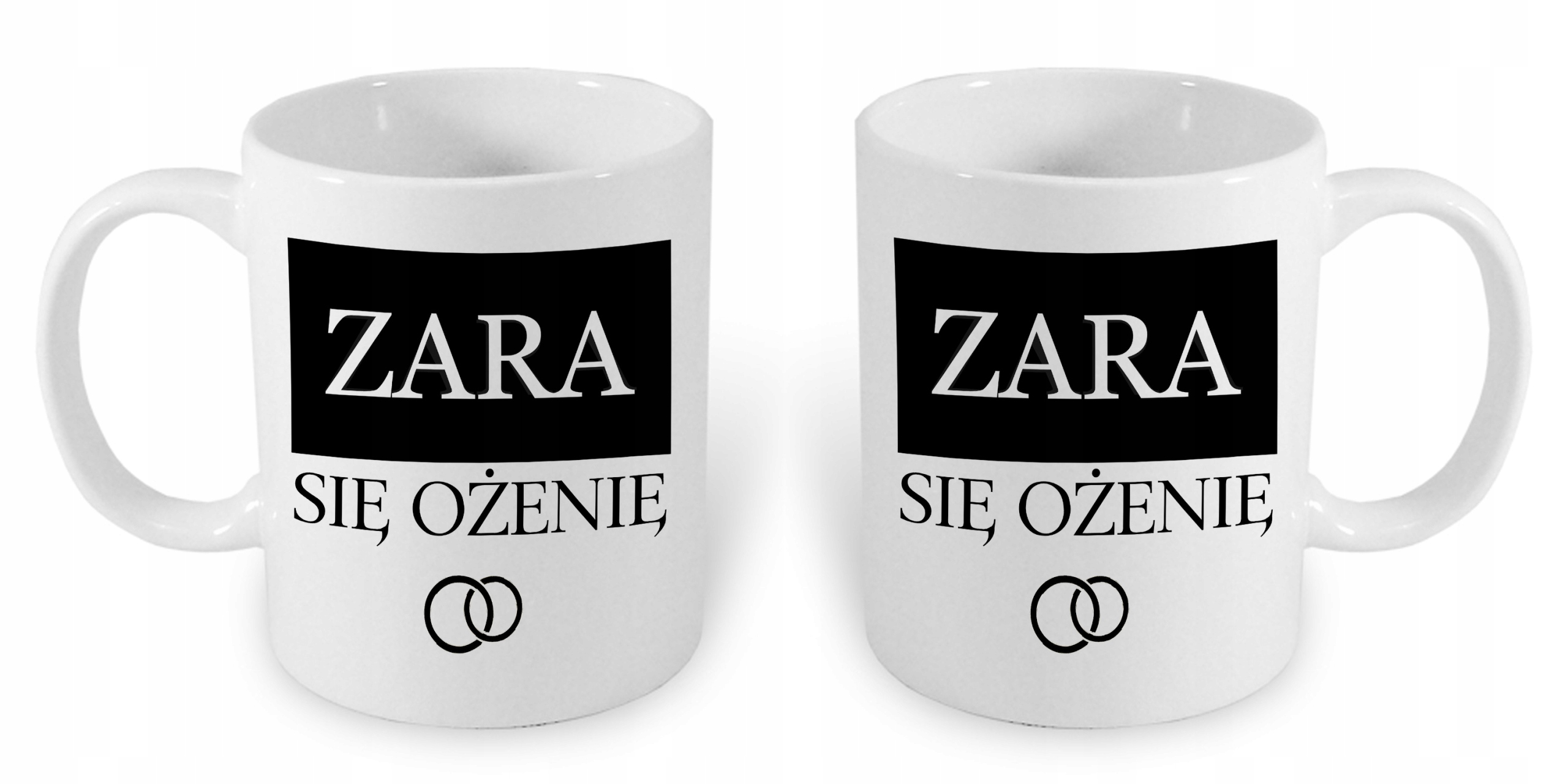 

Kubek Zara się ożenię prezent panieński ślub