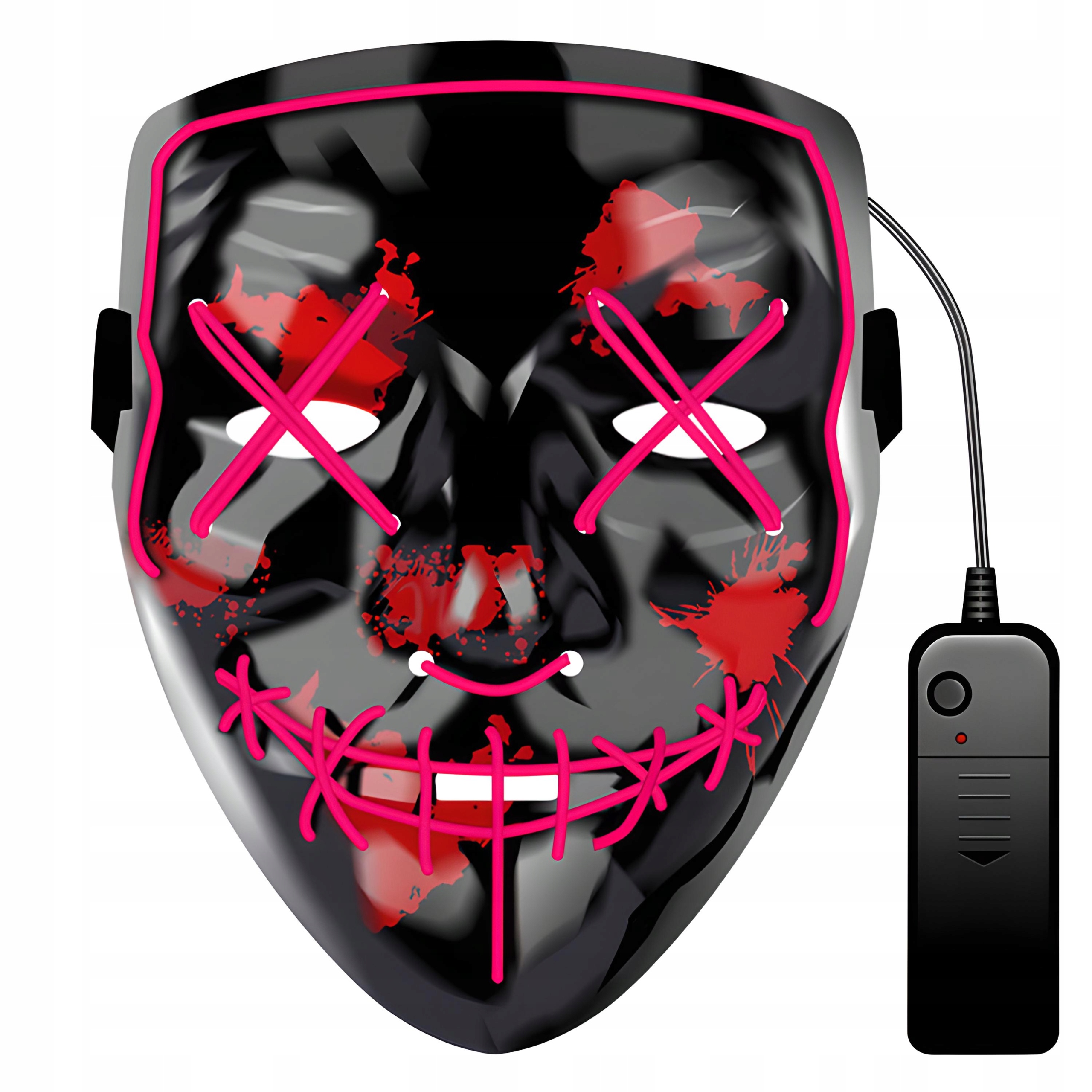 

Maska Led Świecąca Ledowa Halloween Impreza Purge