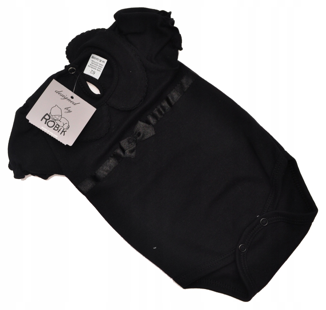 

Czarne Body Zosia Kr. R. Z Kołnierzykiem r68 Robik