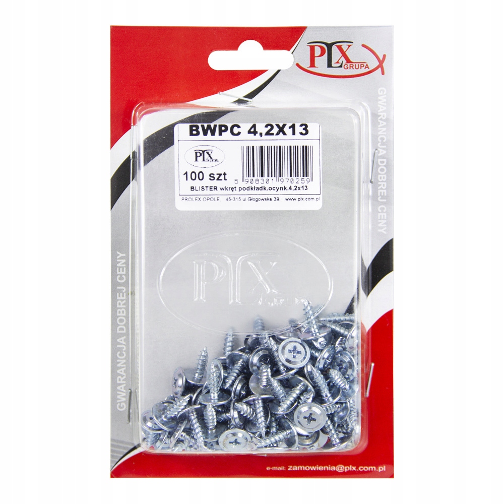 

Wkręt podkładkowy ocynkowany 4,2x13 (100szt)